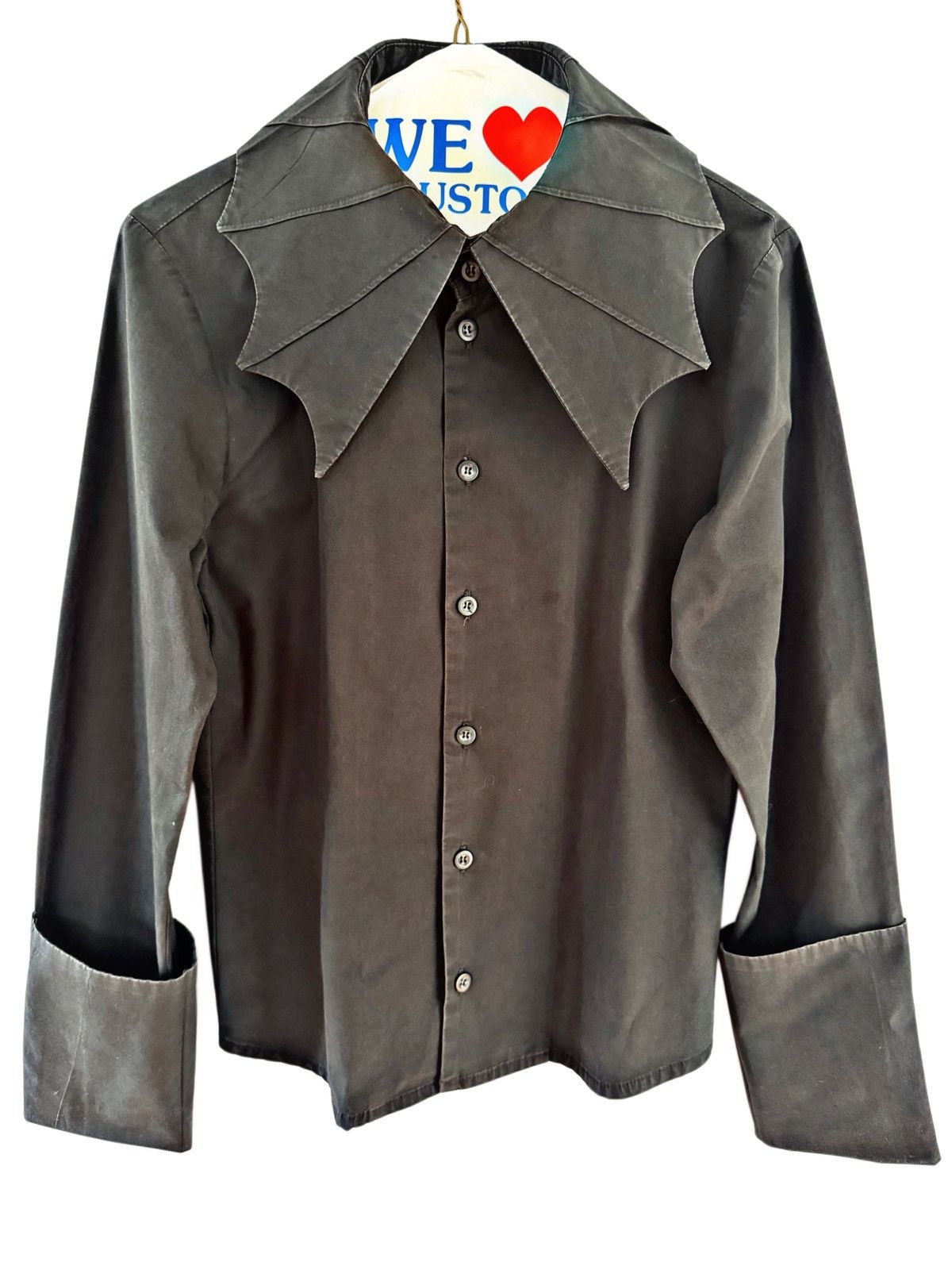 PPFM B.P.N Bat Collar long sleeve button up Size US S / EU 44-46 / 1 - 1 Thumbnail