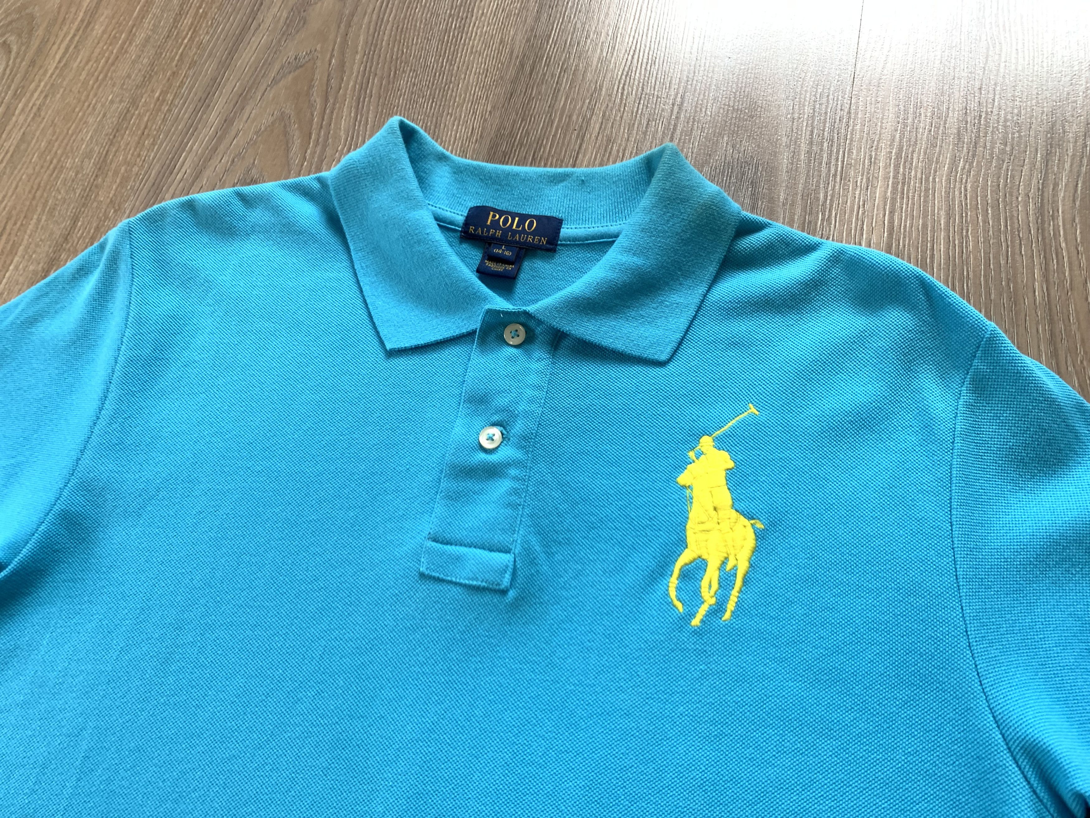 Polo Ralph Lauren × Ralph Lauren Polo Ralph Lauren Youth Cotton Light Blue Big Logo Polo Size US XXS / EU 40 - 4 Thumbnail