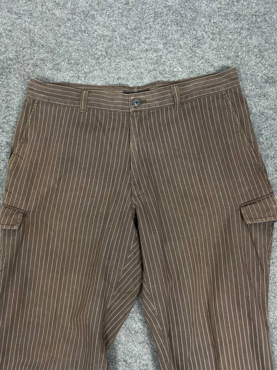 Japanese Brand vintage japanese brands striped cargo pants nice design Size US 35 - 7 Thumbnail