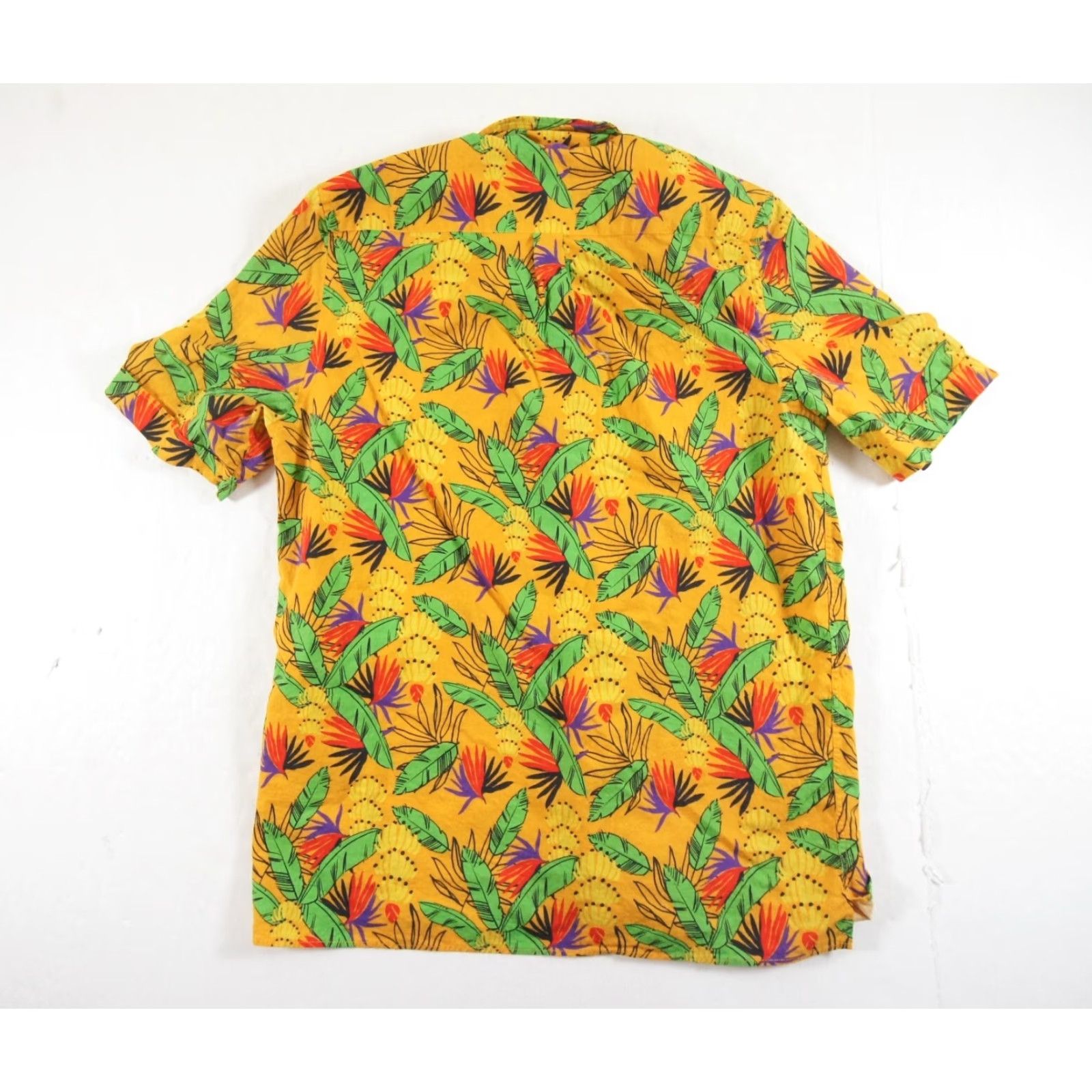 Vilebrequin Vilebrequin Button Down Shirt Mens XL Yellow Short Sleeve Casual Outdoor Size US XL / EU 56 / 4 - 7 Thumbnail