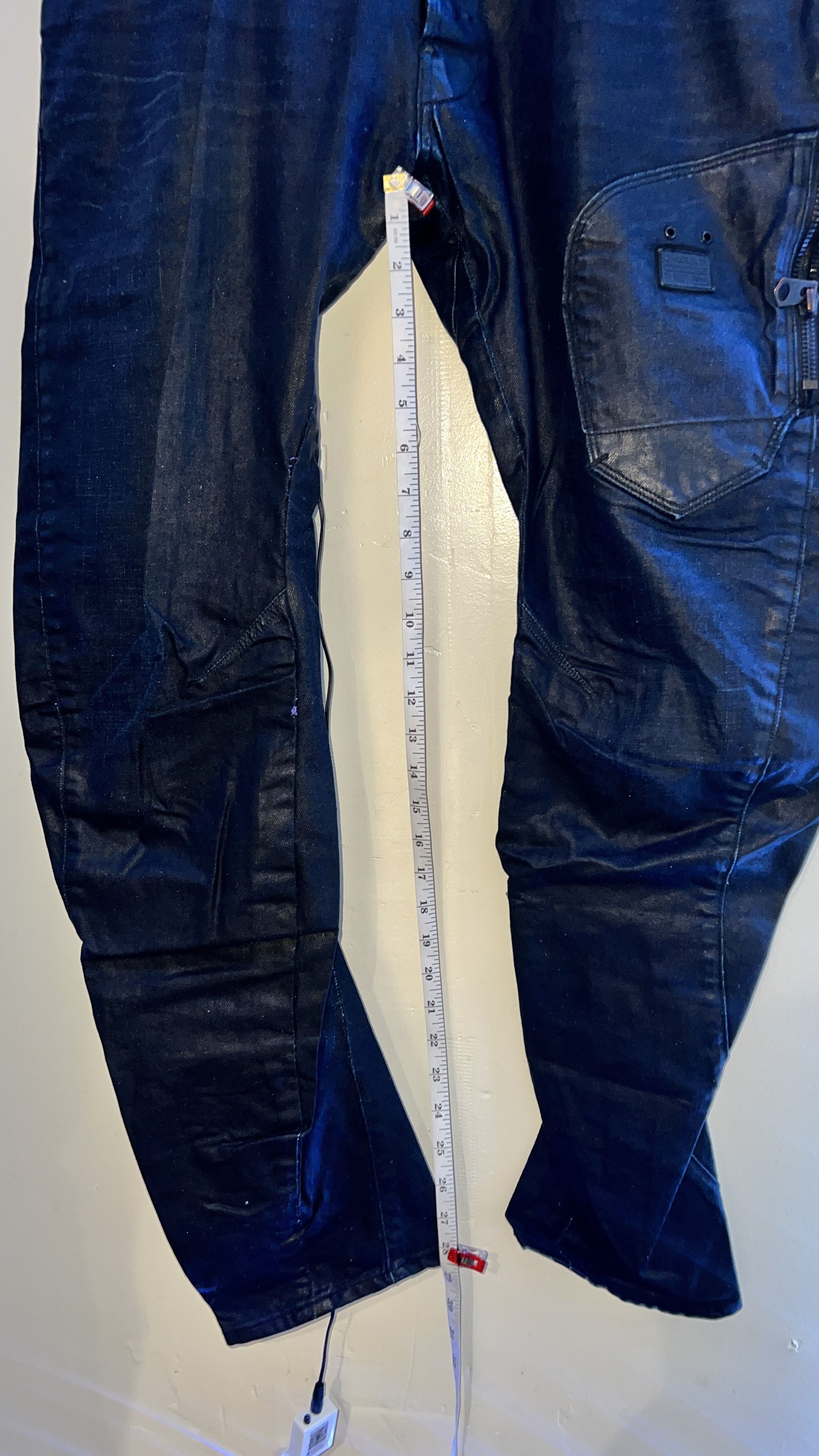 G-Star VINTAGE G STAR RAW WAXED JEANS Size US 32 / EU 48 - 7 Thumbnail