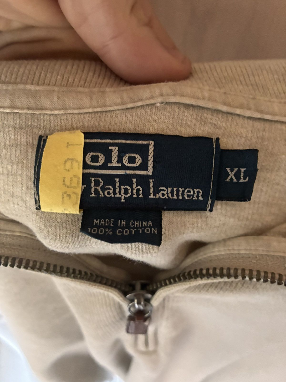 Polo Ralph Lauren Polo Ralph Lauren vintage quarter zip tan XL Size US XL / EU 56 / 4 - 3 Thumbnail