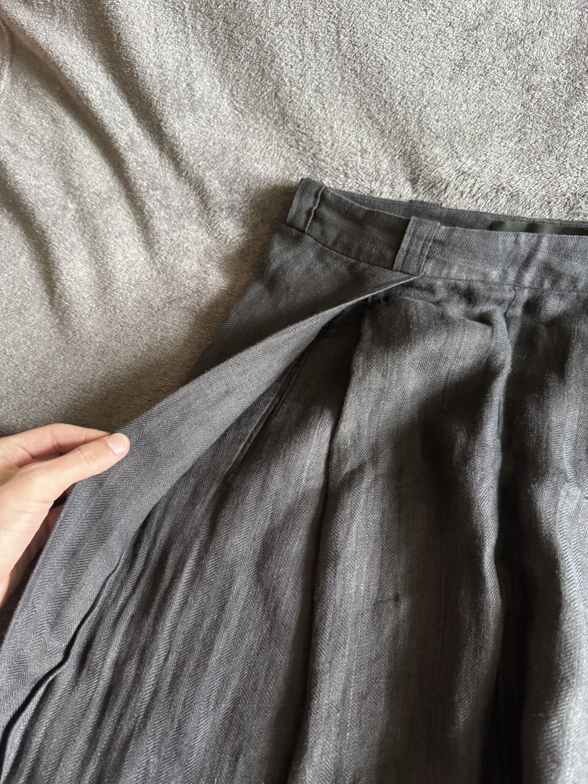 Haider Ackermann HAIDER Ackerman Rare 100% linen asimetrics pants Size US 36 / EU 52 - 7 Thumbnail