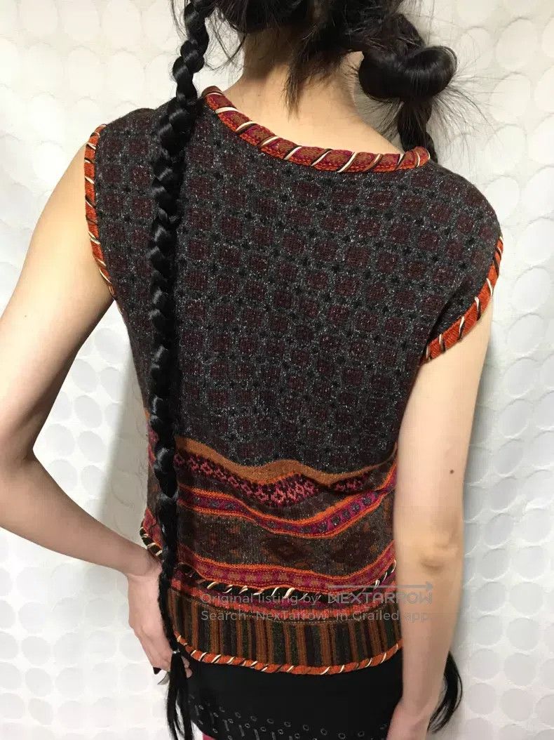 Vivienne Westwood Vivienne Westwood Ethnic patchwork detail vest top Size L / US 10 / IT 46 - 2 Thumbnail