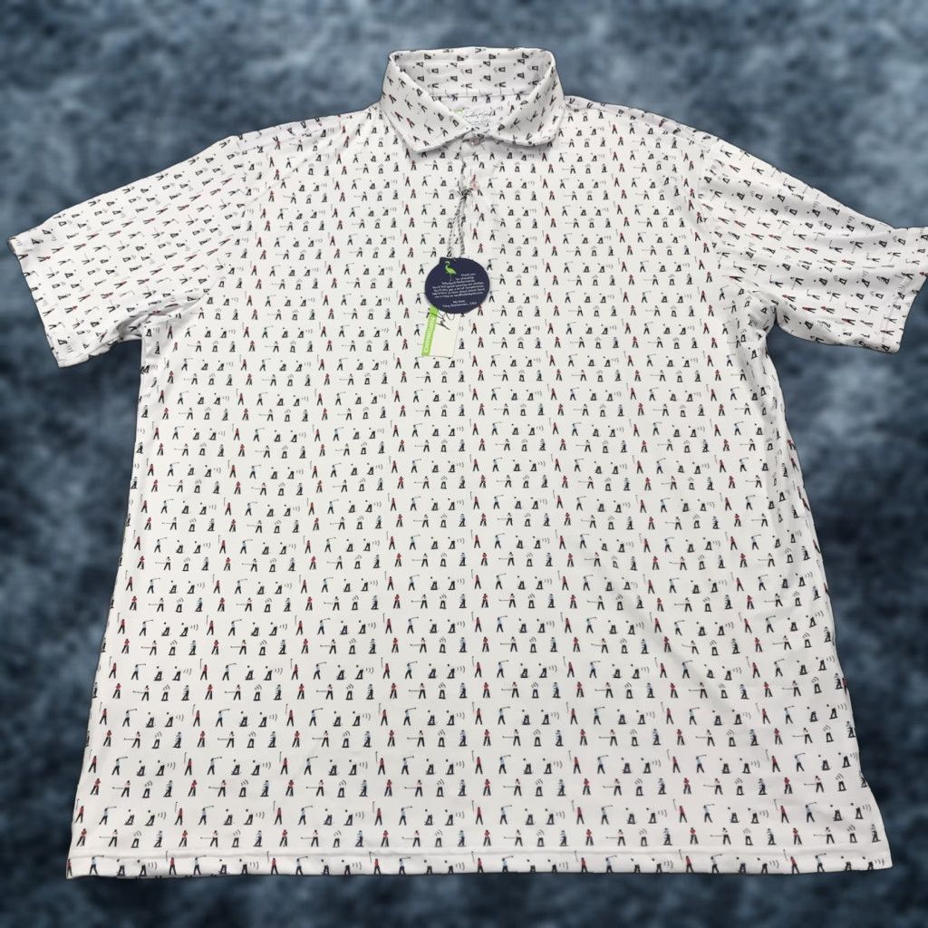 Tailorbyrd TAILORBYRD Polo Shirt Mens 2XL White Golf All Over Print Bird NWT Polo Shirt Mens 2XL White Golf All Over Print Bird NWT Size US XXL / EU 58 / 5 - 1 Thumbnail