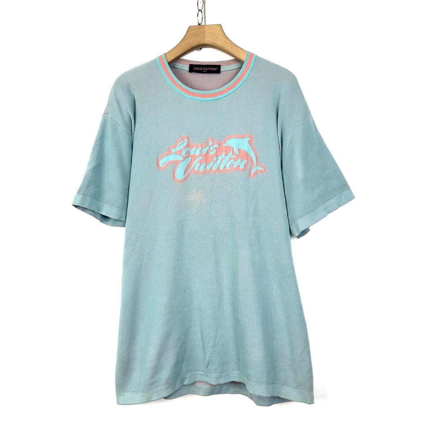 Louis Vuitton Louis Vuitton 2025 FW Blue Waffle Knit Tee Size XL / US 12-14 / IT 48-50 - 1 Thumbnail