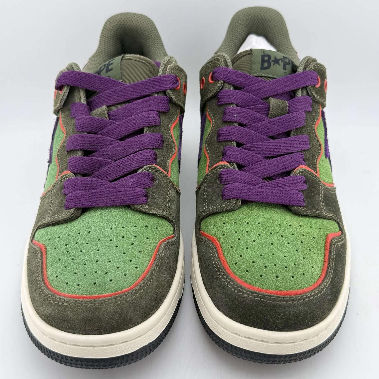 Other A Bathing Ape SK8 Sta Dark Purple Green OG Box D5688 Size US 7 / EU 40 - 3 Thumbnail