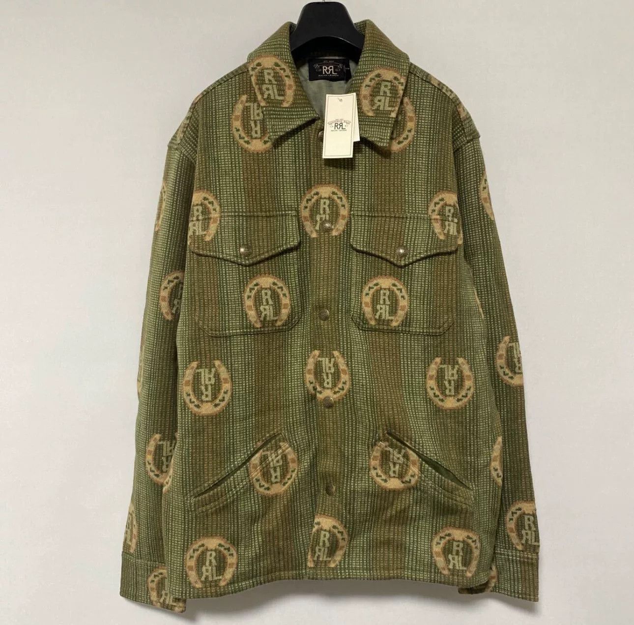 RRL Ralph Lauren Ralph Lauren Long Sleeve Printed Cotton Shirt Size US L / EU 52-54 / 3 - 1 Thumbnail