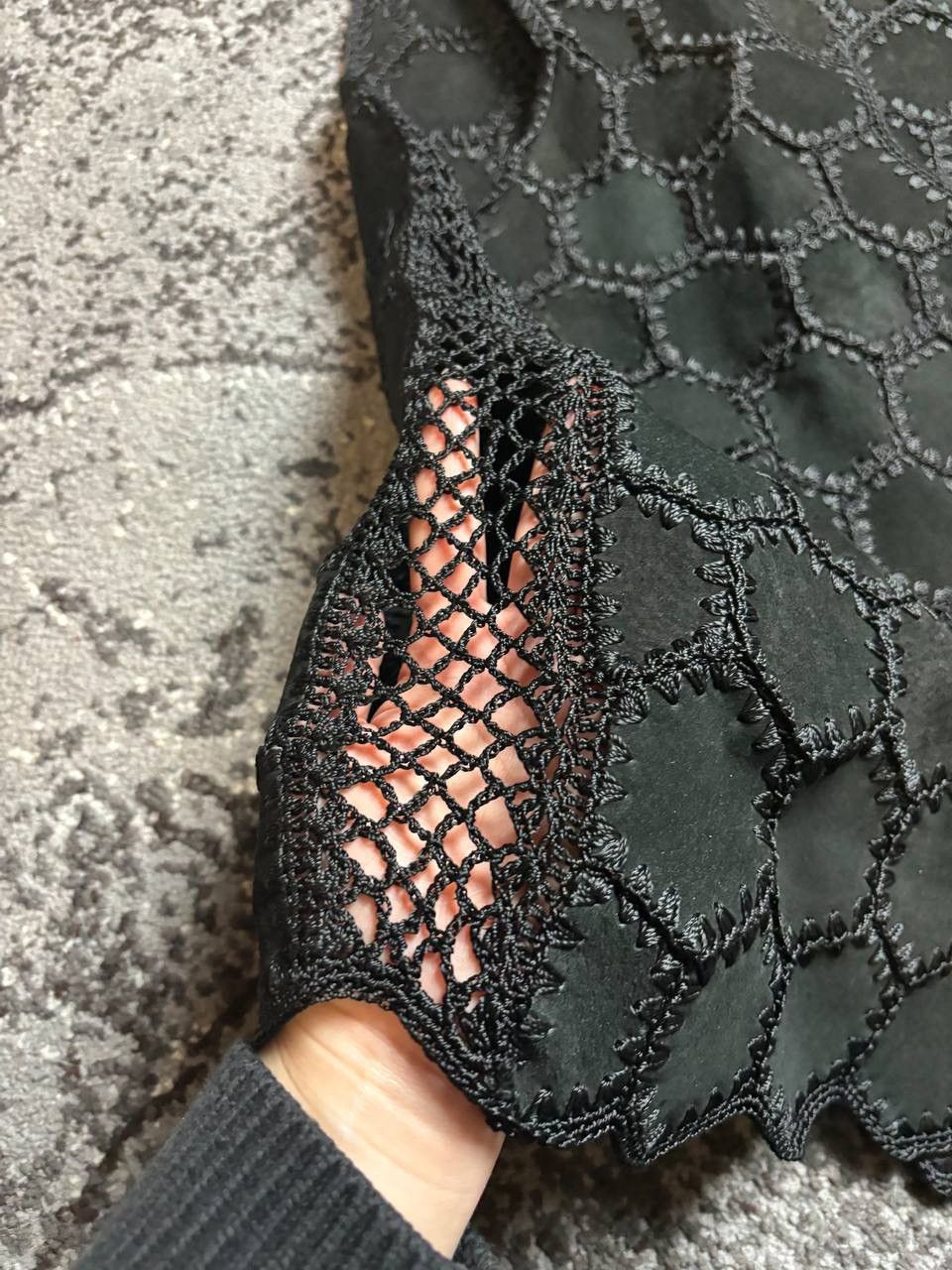 Hysteric Glamour × Vintage Vintage Y2K Leather Rhombus Knited Avantgarde Vests Size US M / EU 48-50 / 2 - 5 Thumbnail