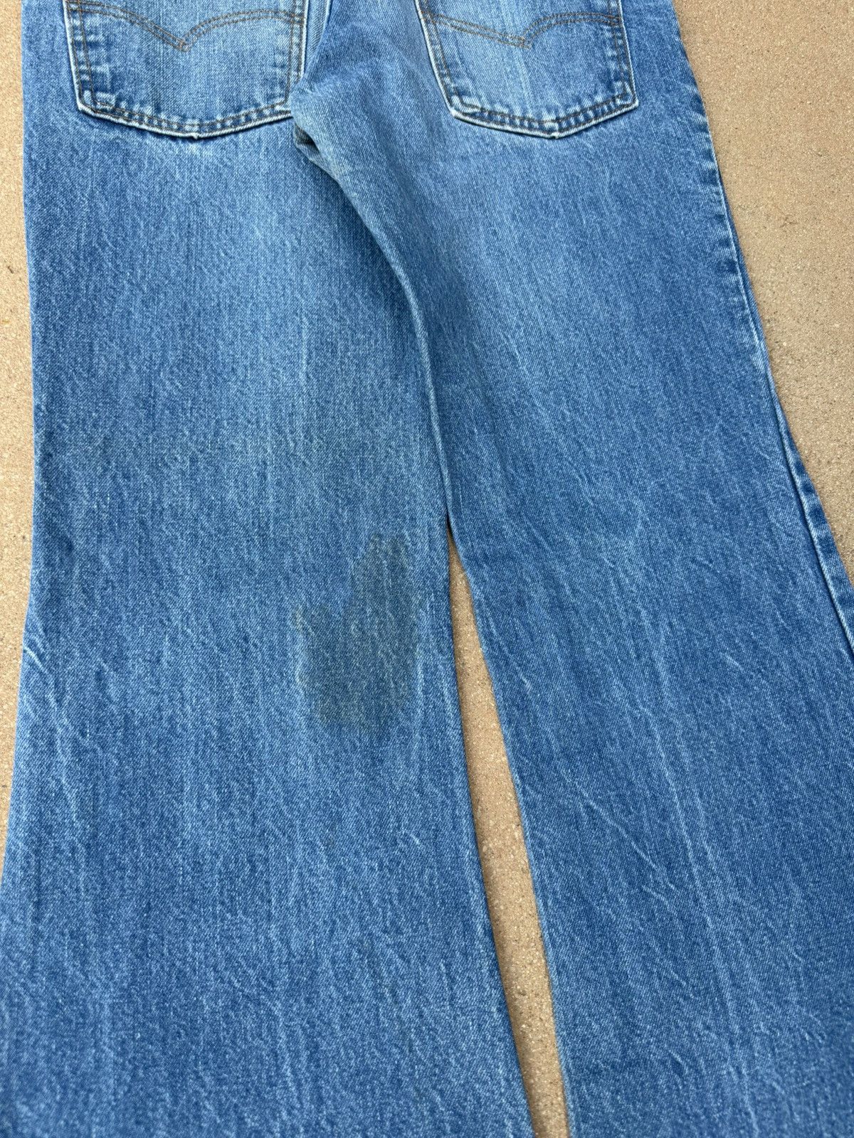 Levi's Vtg 70’s Levi’s 684 Orange Tab Bellbottom Flare Jeans 31x32 Size US 31 - 7 Thumbnail