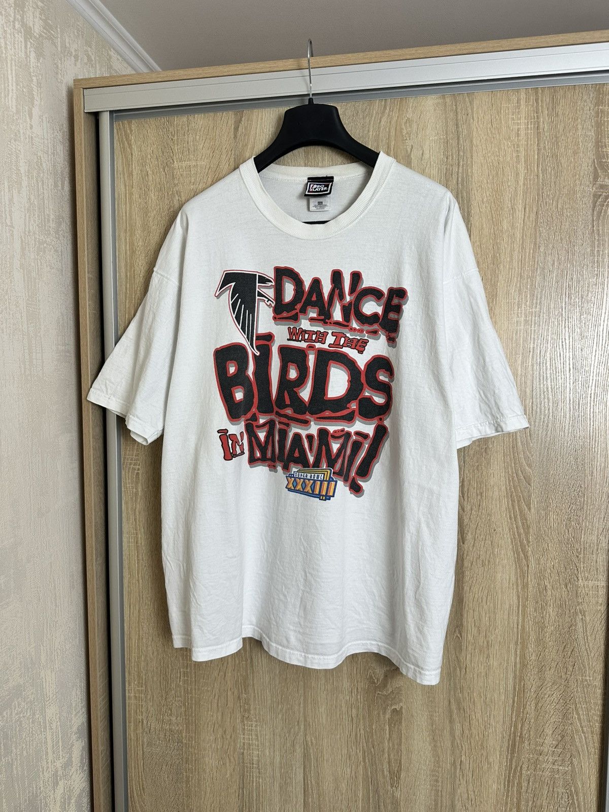 Pro Player 🔥 1998 Atlanta Falcons Dirty Birds Super Bowl XXXIII NFL Tee Size US XXL / EU 58 / 5 - 2 Thumbnail