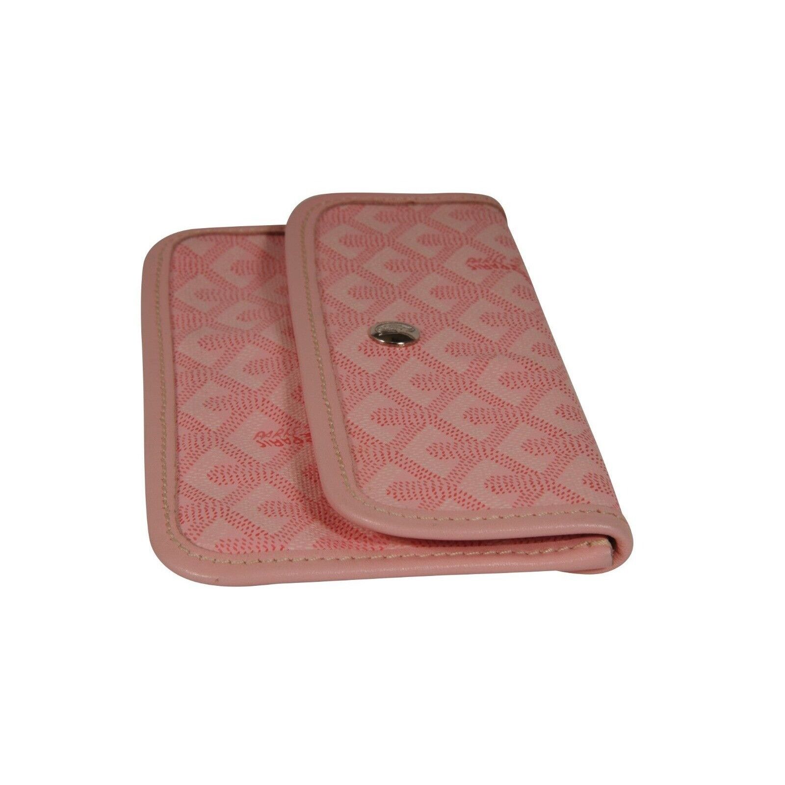 Goyard Pink Wallet Pouch Phone Case Travel Holder Sac File - 02280 Size ONE SIZE - 8 Thumbnail