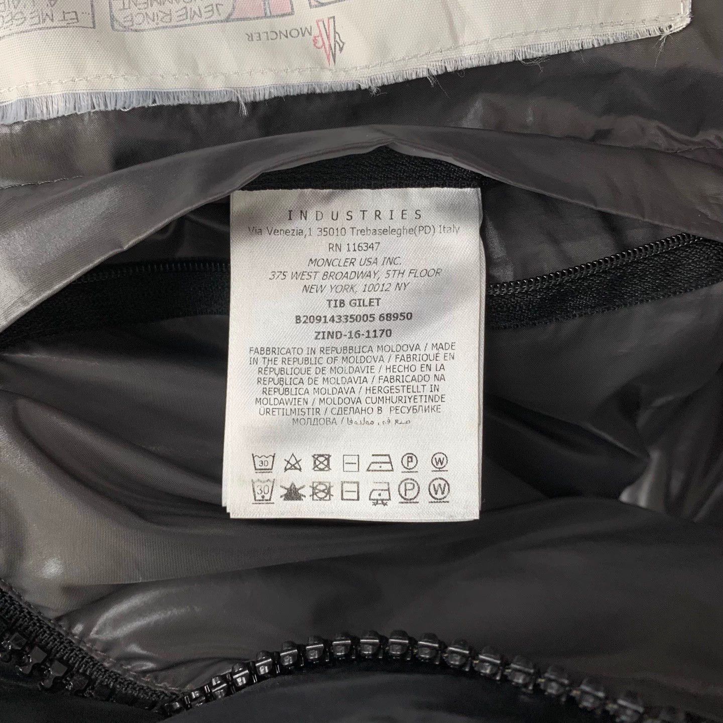 Moncler Moncler Tibb Quilted Nylon Down Vest Logo Size US L / EU 52-54 / 3 - 6 Thumbnail