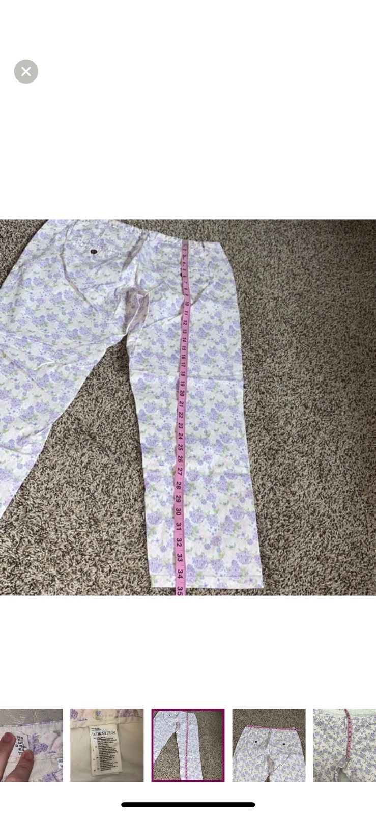 H&M LOGG by h&m floral pants size 12 Size 34" / US 12 / IT 48 - 10 Thumbnail