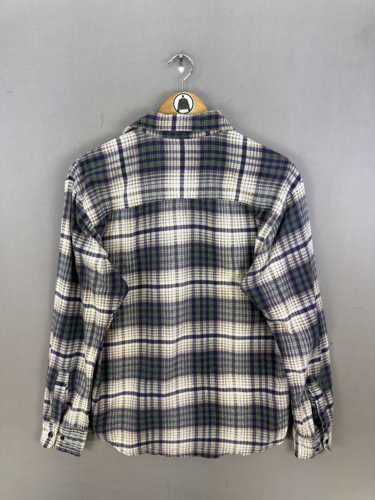 Flannel Tradesman Plaid Check Flannel Shirt Button Up Size US M / EU 48-50 / 2 - 4 Thumbnail