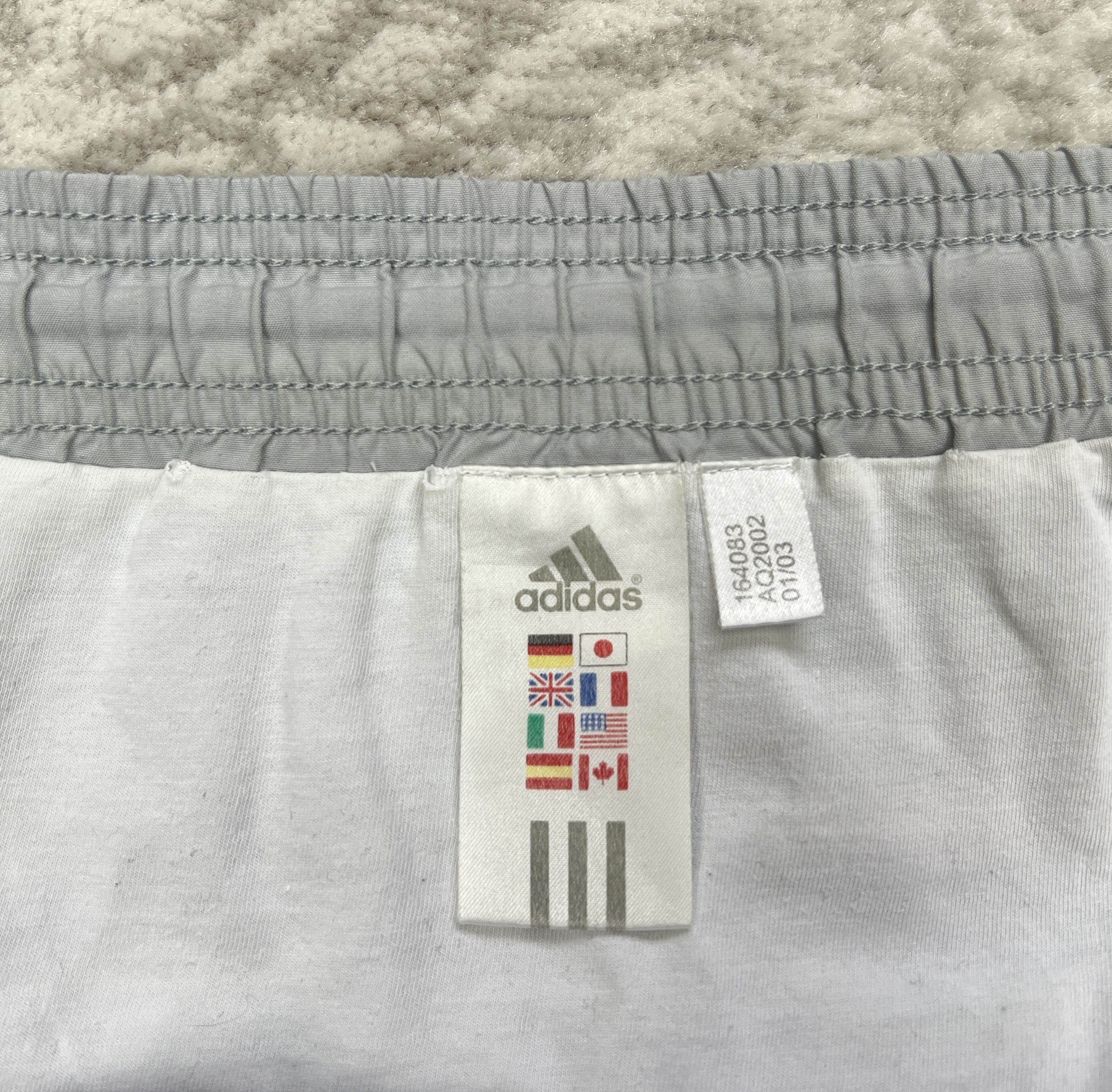 Adidas Adidas Y2K Light Grey Swim Shorts Size US 34 / EU 50 - 14 Thumbnail