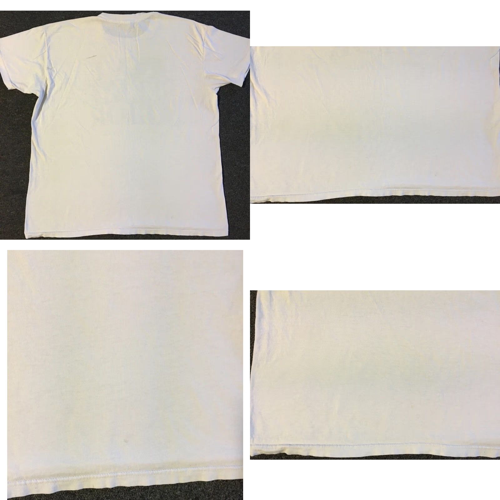 Vintage VINTAGE Racism Hurts Everyone Faded Distress Shirt XL White Nike? (Note: This is tricky) Size US XL / EU 56 / 4 - 9 Thumbnail