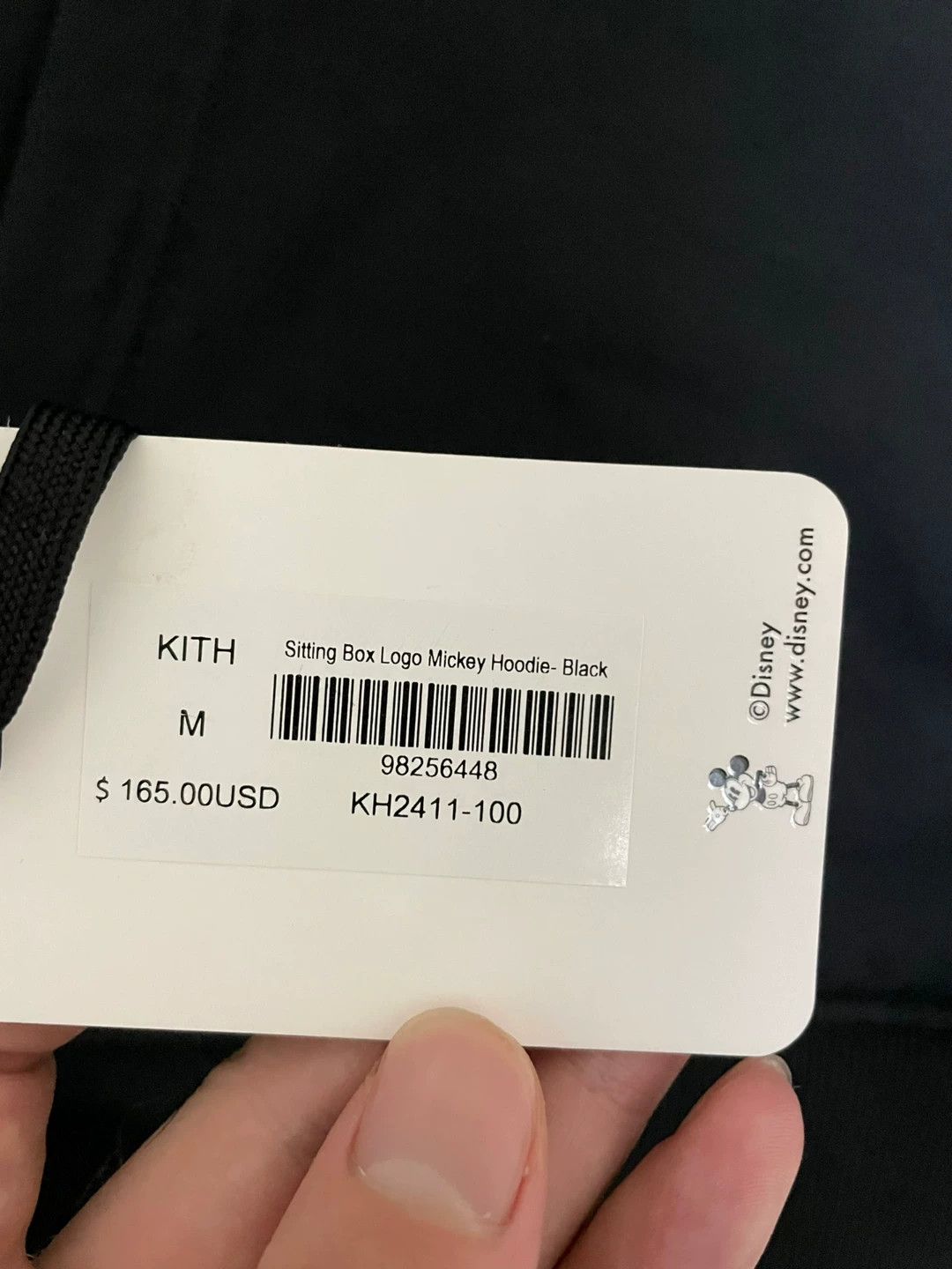 Kith KITH Disney Mickey Black Hoodie M Embroidered Logo Size US M / EU 48-50 / 2 - 6 Thumbnail