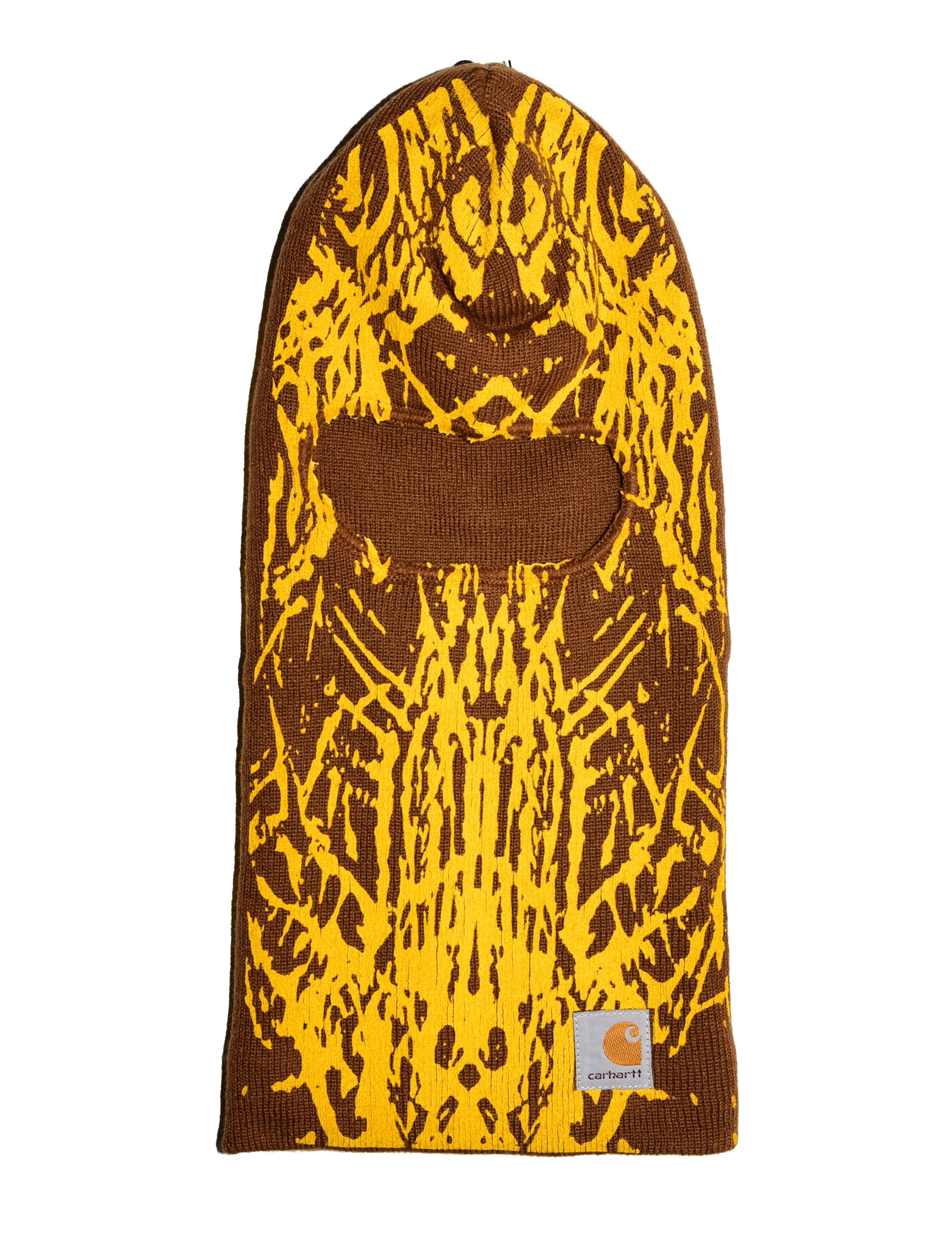 image of Asspizza x Carhartt Stunt365 Alien Carhartt 3M Shiesty Ski Mask in Brown, Men's
