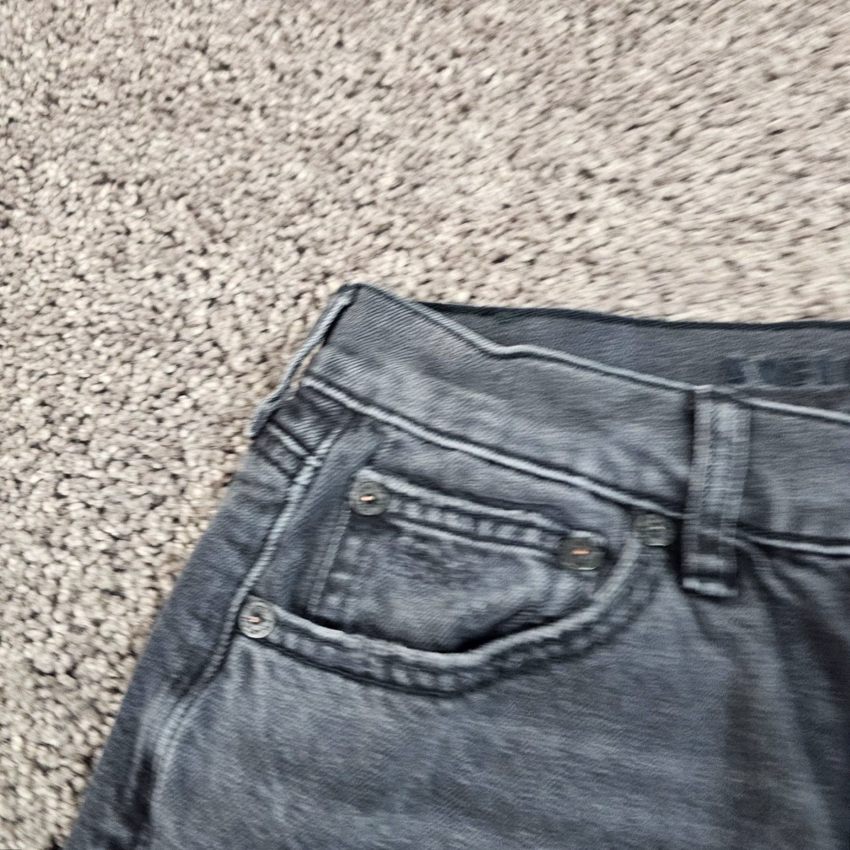 American Eagle Outfitters American Eagle Jeans Womens Size 0 Gray Stovepipe Stretch Straight Mid Rise 25x29 Denim Size 25" / US 0 / IT 36 - 6 Thumbnail