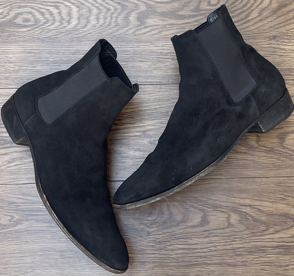 Saint Laurent Paris Saint Laurent Paris Wyatt Boots Size US 11 / EU 44 - 3 Thumbnail