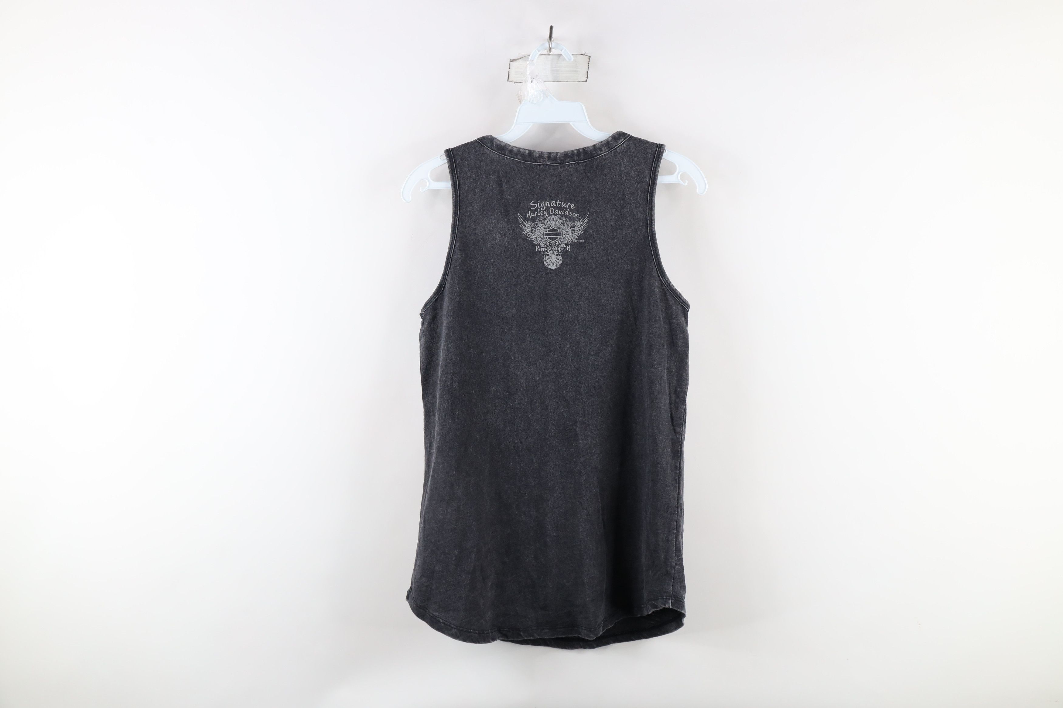 Harley Davidson × Vintage Y2K Harley Davidson Wings Sleeveless Muscle T-Shirt Size S / US 4 / IT 40 - 9 Thumbnail