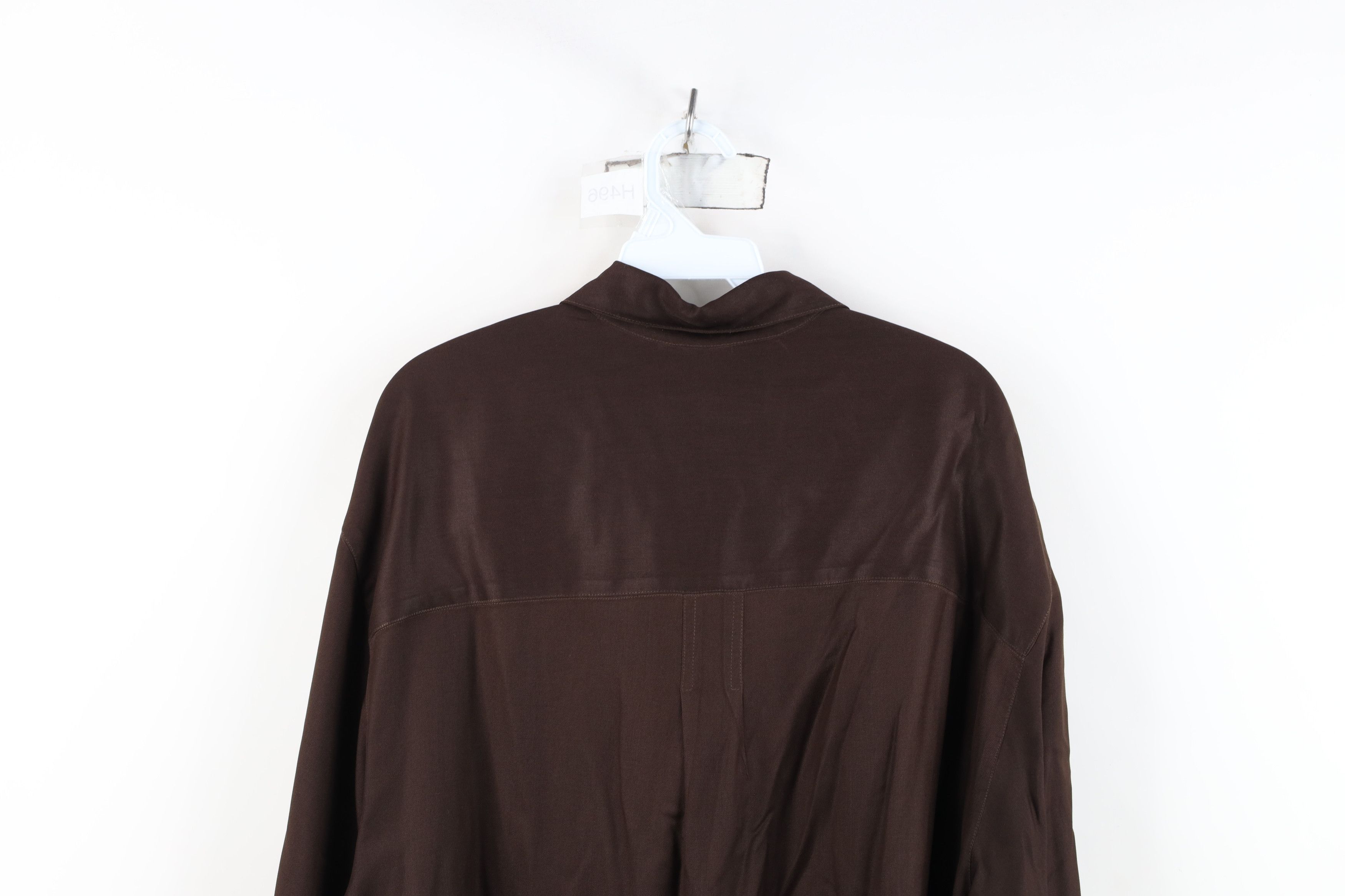 Vintage Vintage 90s Streetwear Wool Blend Collared Button Shirt Size US XL / EU 56 / 4 - 14 Thumbnail