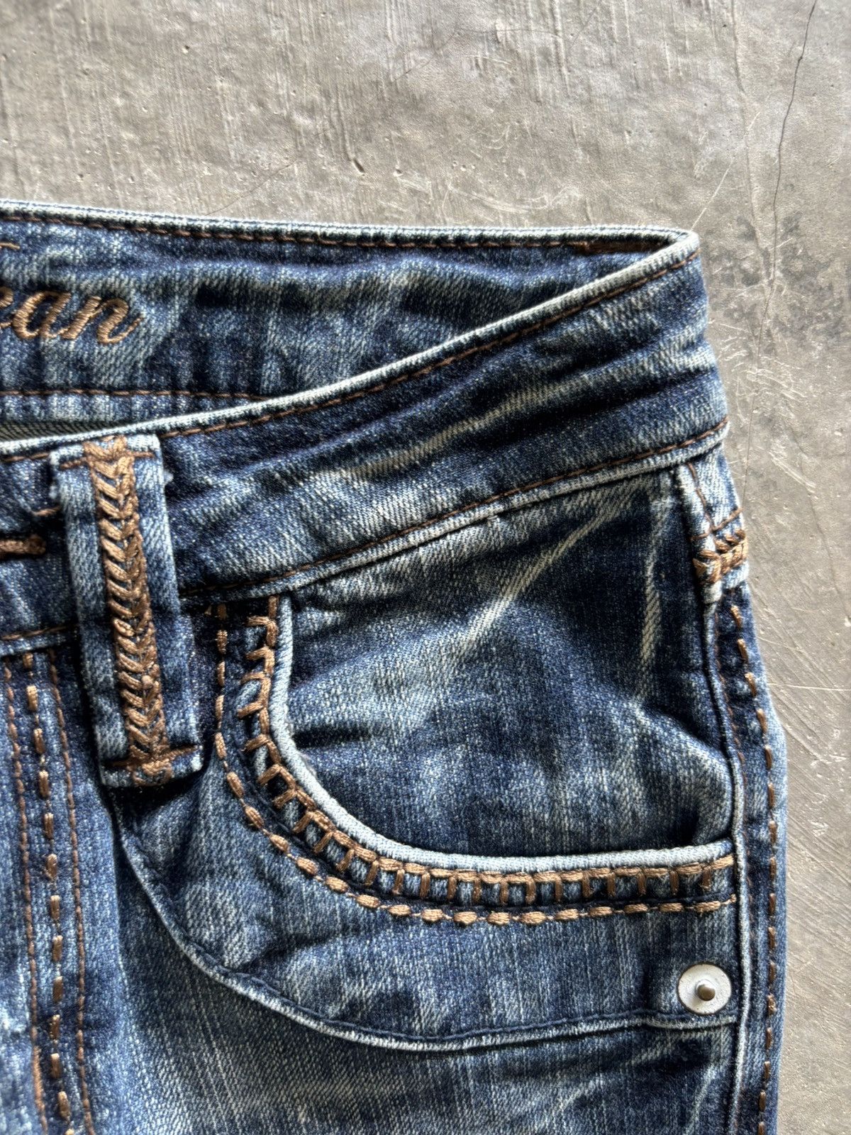 Hysteric Glamour y2k flared washed ultimax jeans japanese denim style Size 26" / US 2 / IT 38 - 9 Thumbnail