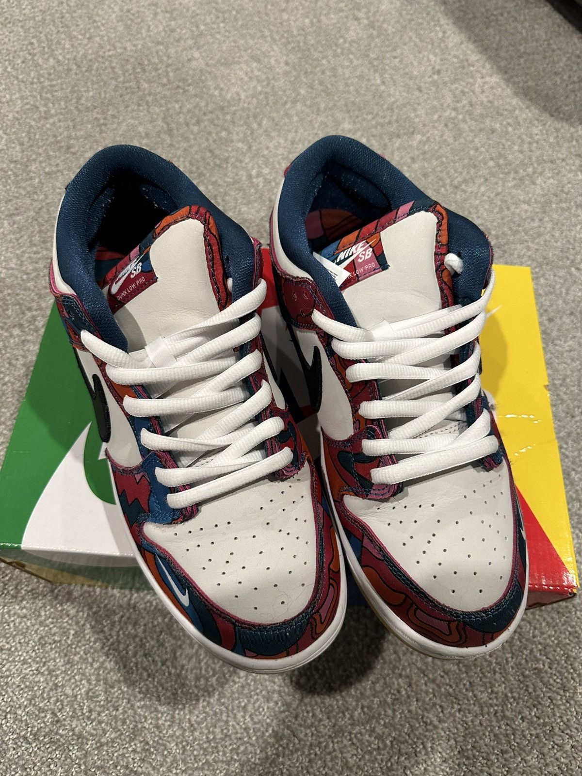 Nike SB Dunk Low Pro Parra Abstract Art Size US 10.5 / EU 43-44 - 2 Thumbnail