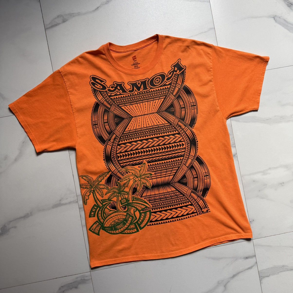Pacific and Co. Samoa Tribal T Shirt Big Print Size US XL / EU 56 / 4 - 3 Thumbnail