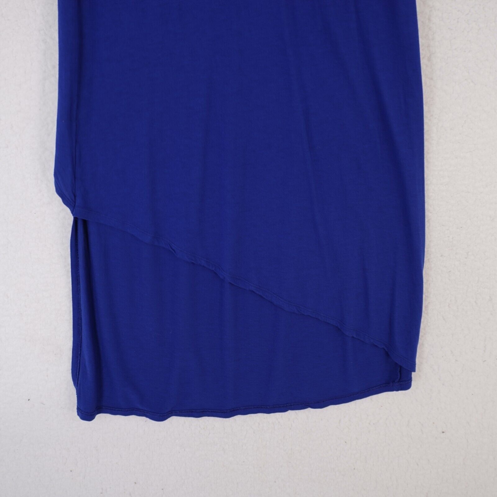 Bcbgmaxazria BCBGMAXAZRIA Royal Blue Layered Dress Medium Scoop Neck Maxi Size M / US 6-8 / IT 42-44 - 2 Thumbnail