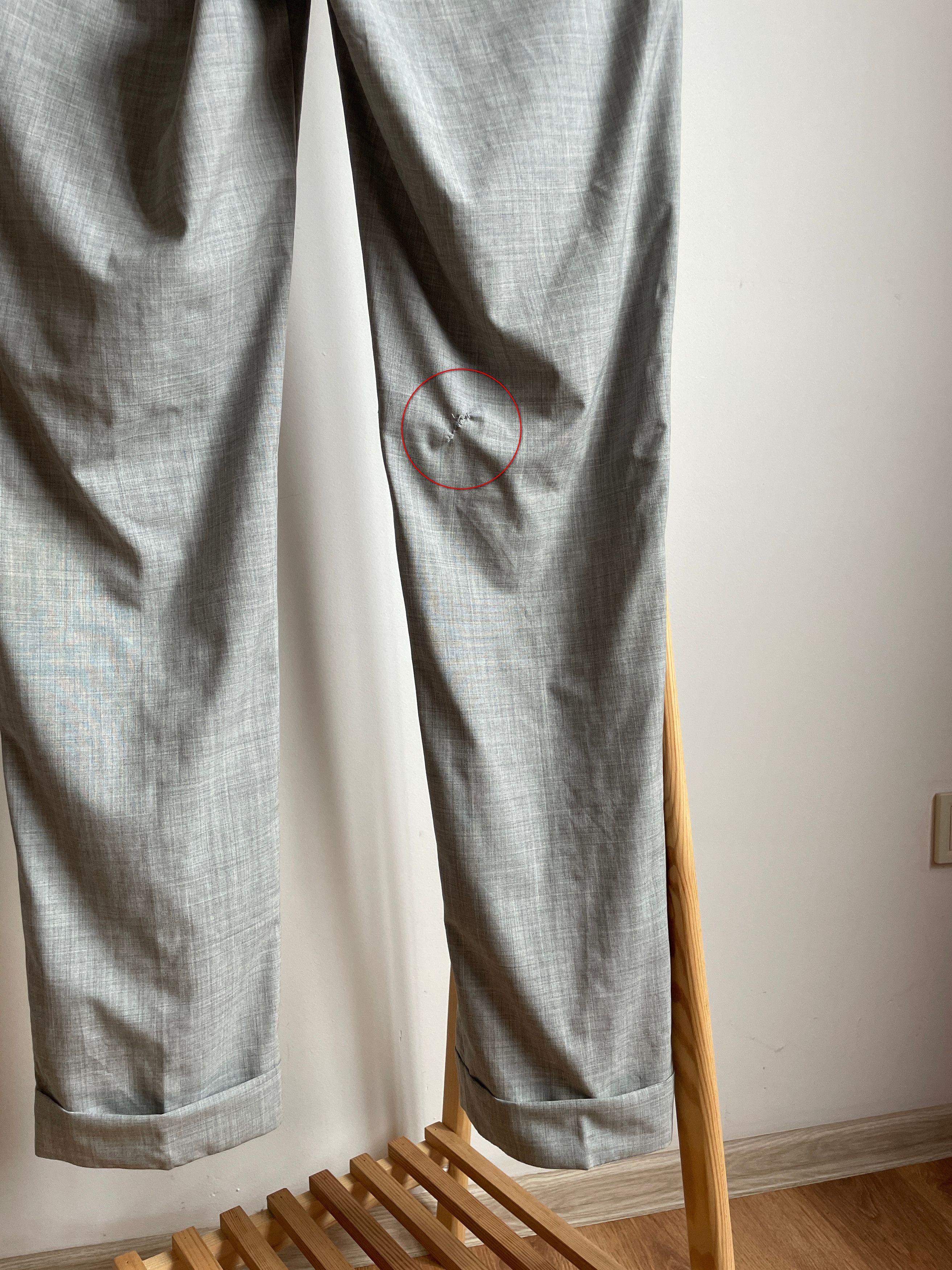 Suitsupply Suitsupply Brescia Turn-Up SF Wool Slim Fit Dress Trousers Size 42R - 9 Thumbnail