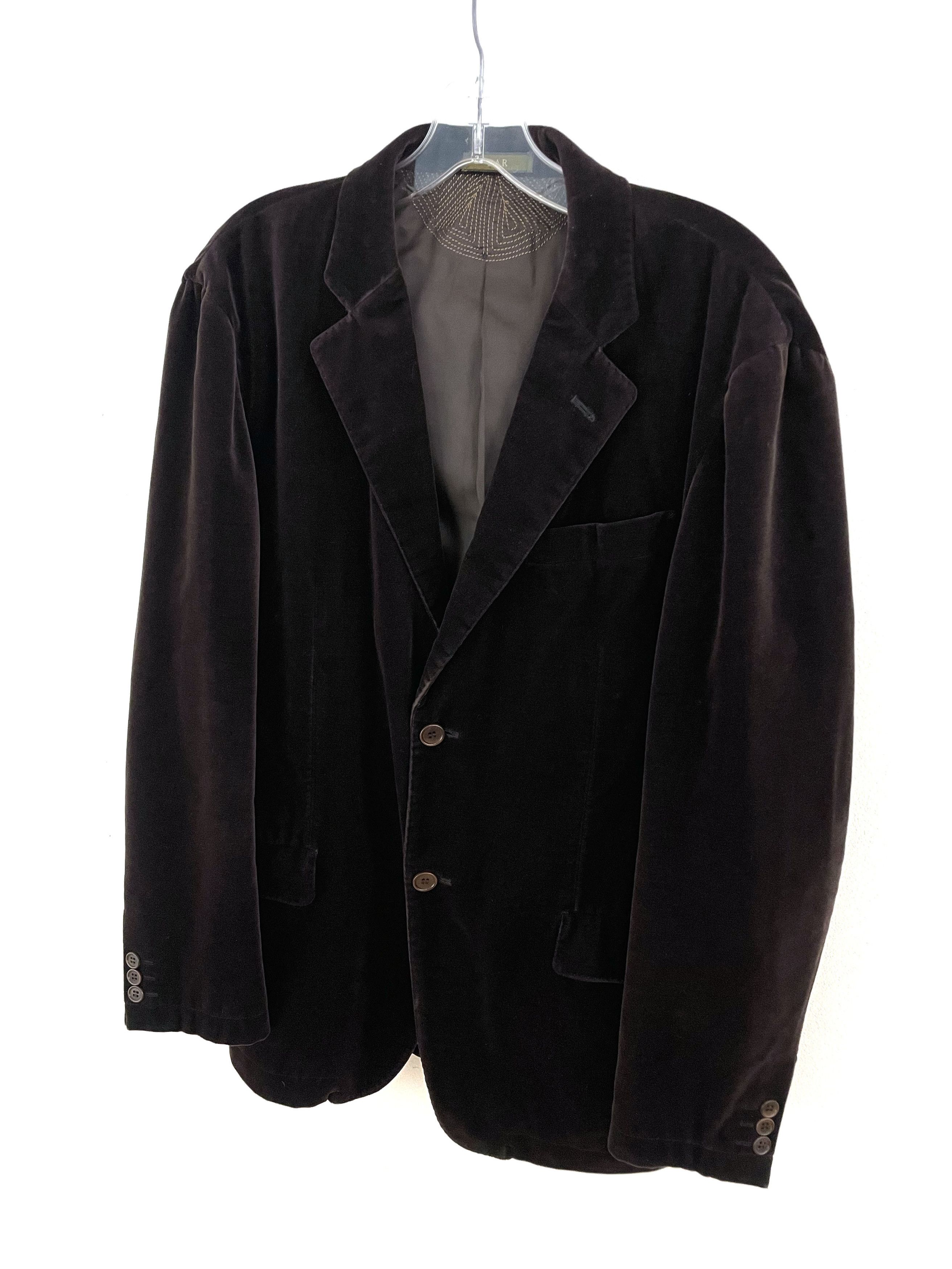 Yohji Yamamoto AAR Velour Jacket Size US L / EU 52-54 / 3 - 2 Thumbnail