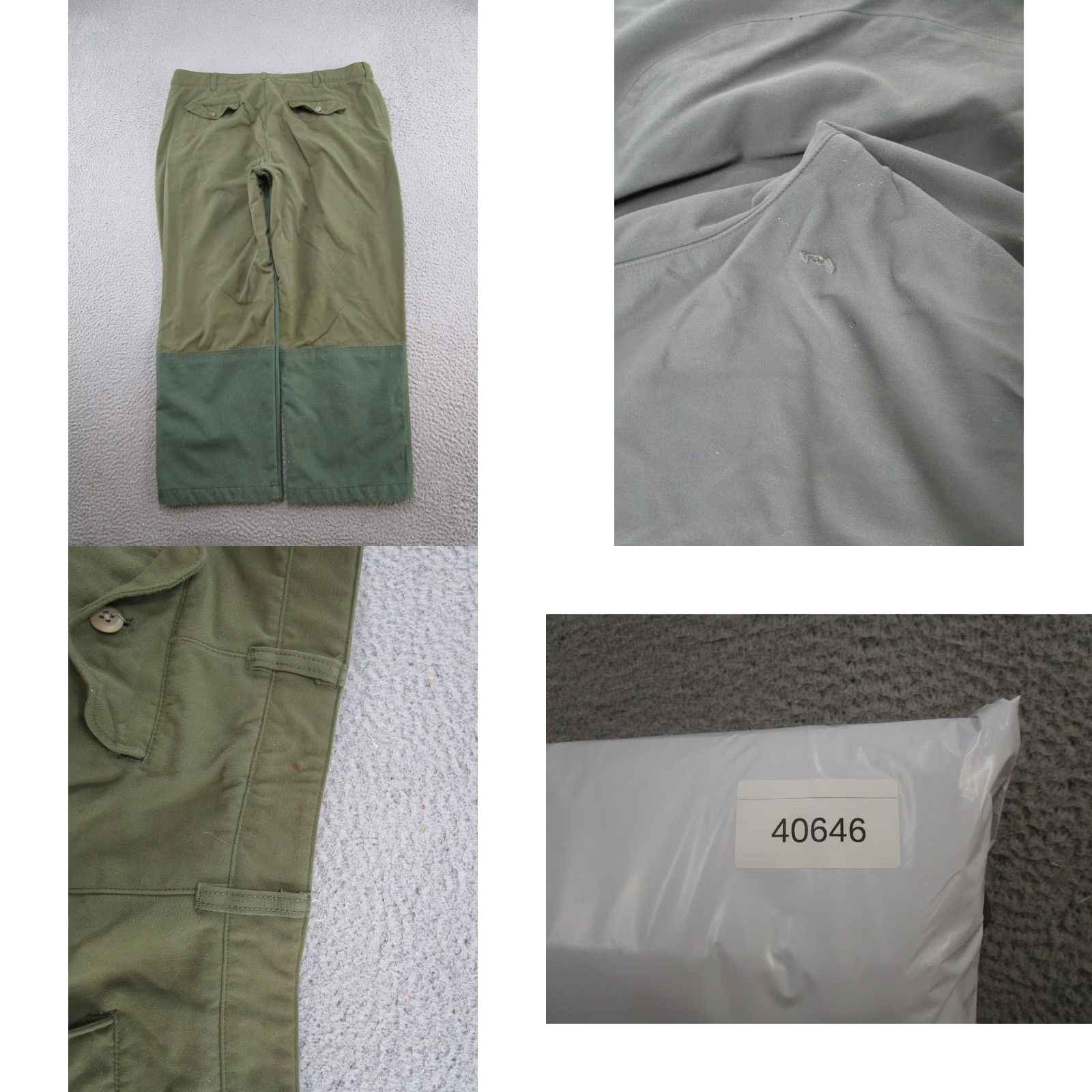 Vintage LL Bean Pants 42x29 Green Upland Briar Field Double Front Brush Guard Hunt READ Pants Green 42x29 Casual Workwear Mens Size US 42 / EU 58 - 9 Thumbnail