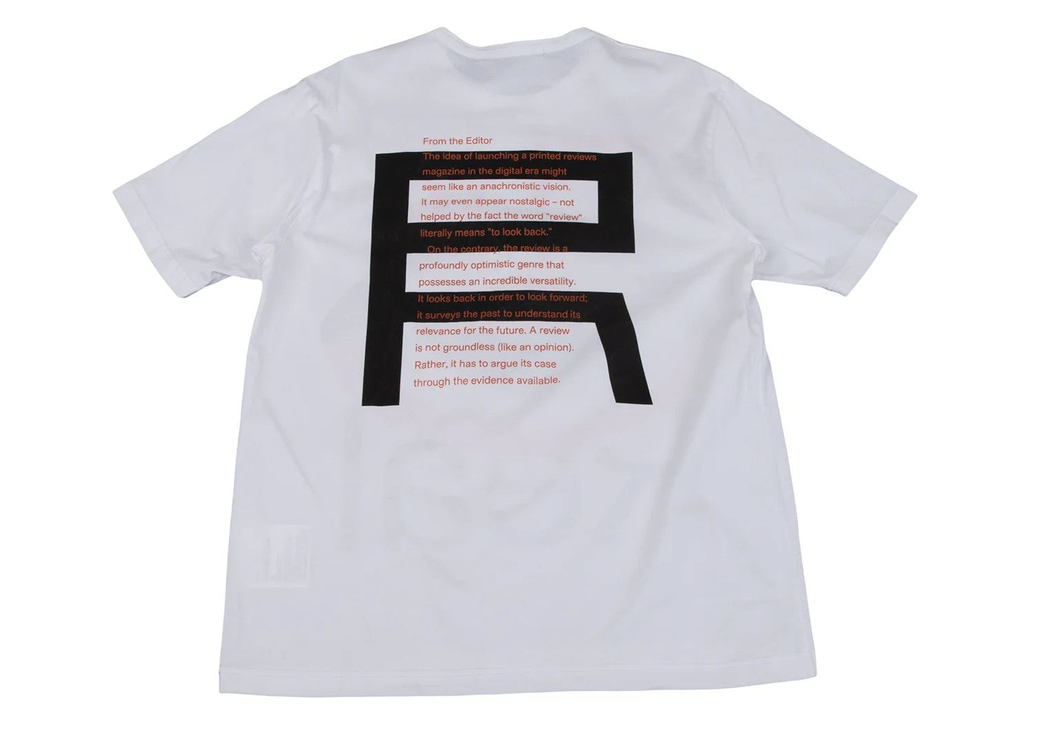 Junya Watanabe Printed T-Shirt in Black, White, and Orange, Size M Size US M / EU 48-50 / 2 - 11 Thumbnail