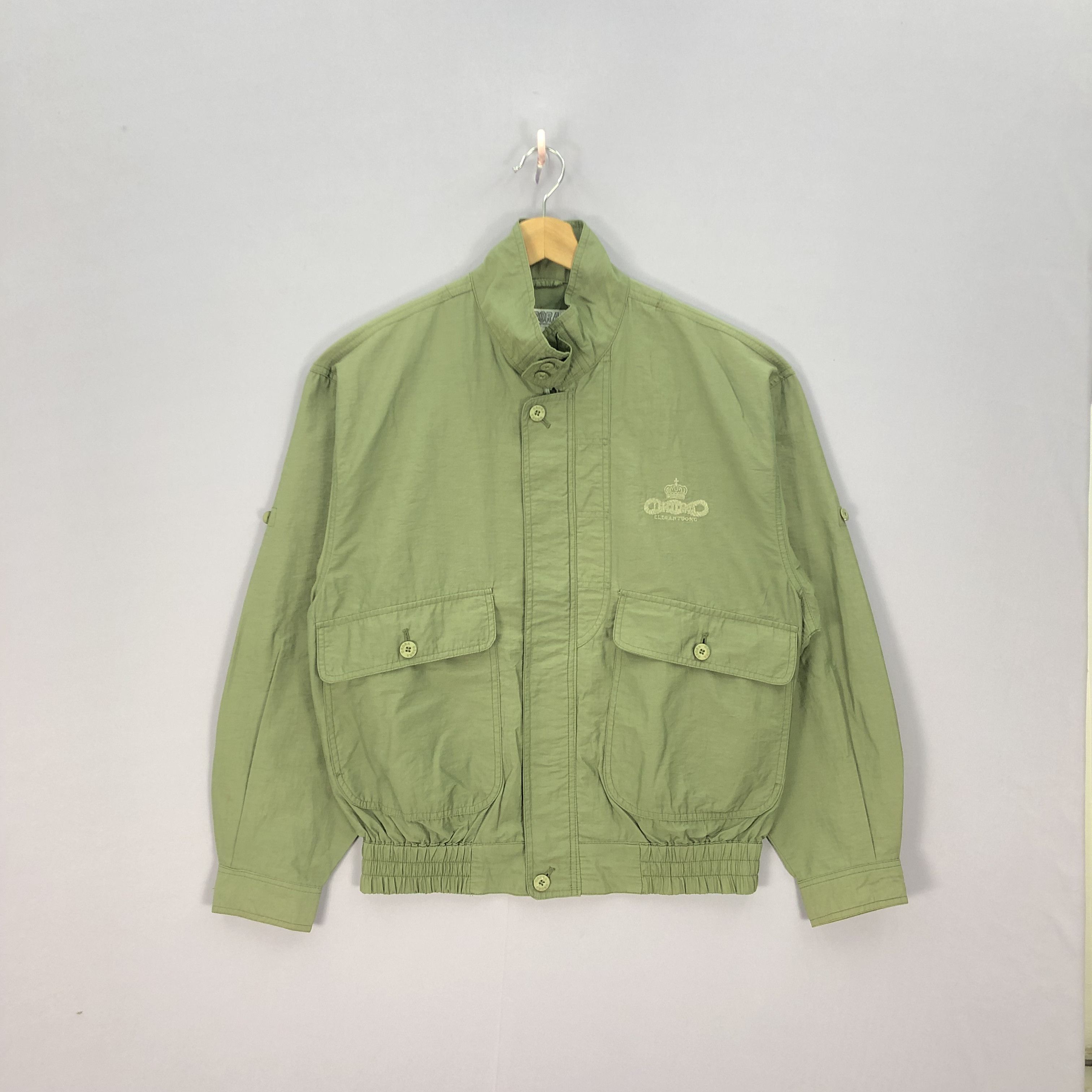 Japanese Brand Vintage 90s Orora Crown Windbreaker Zipper Japanese Jacket Size US XL / EU 56 / 4 - 1 Thumbnail