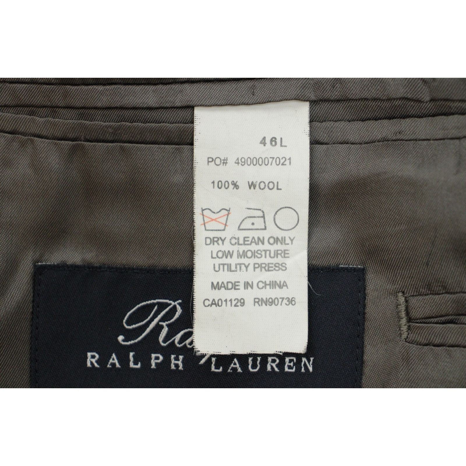 Ralph Lauren Ralph Ralph Lauren Blazer Mens 46L 100% Wool Size 46L - 7 Thumbnail