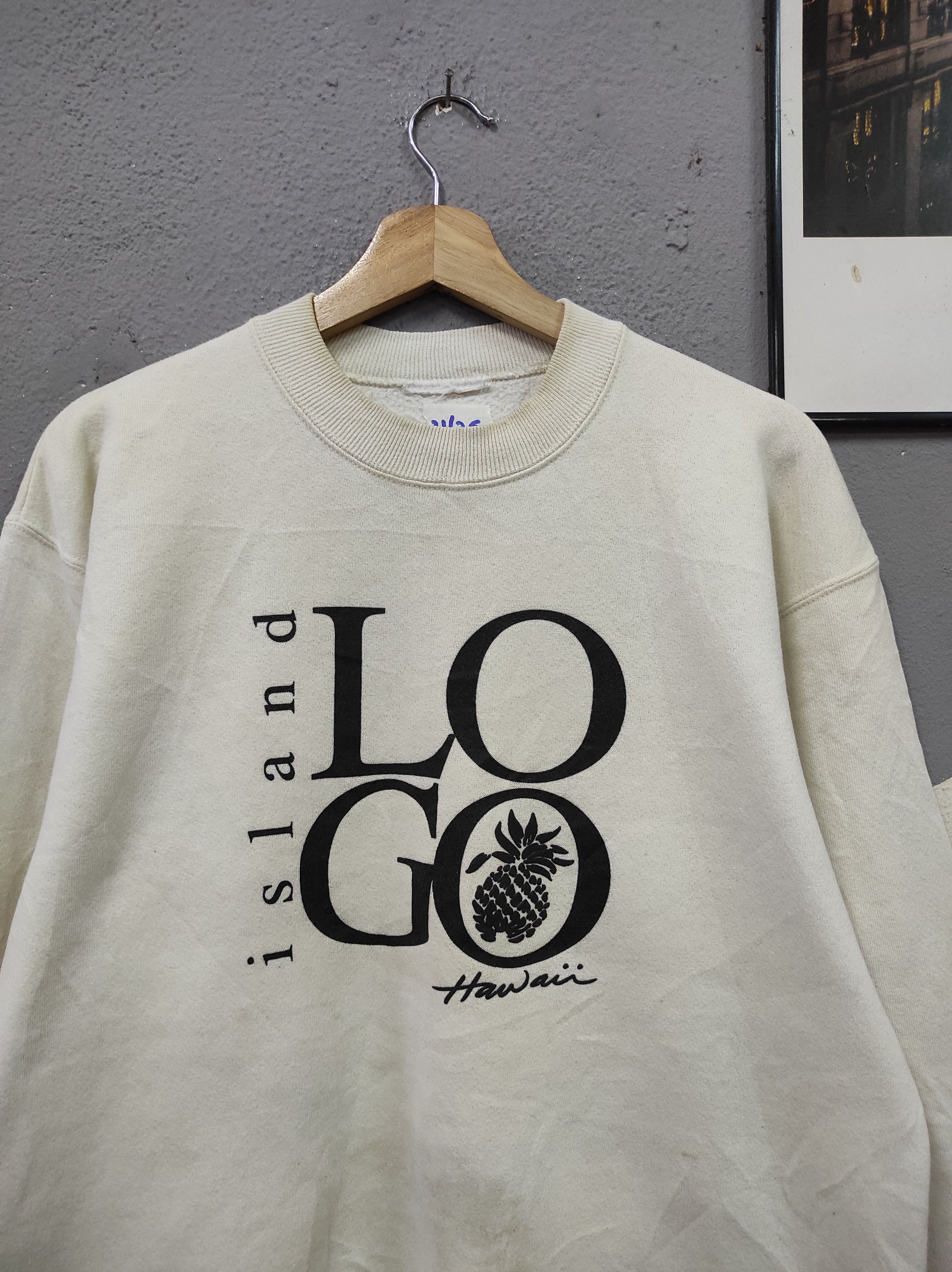 Japanese Brand × Vintage HAWAII LOGO ISLAND VTG SWEATSHIRT Size US M / EU 48-50 / 2 - 2 Thumbnail