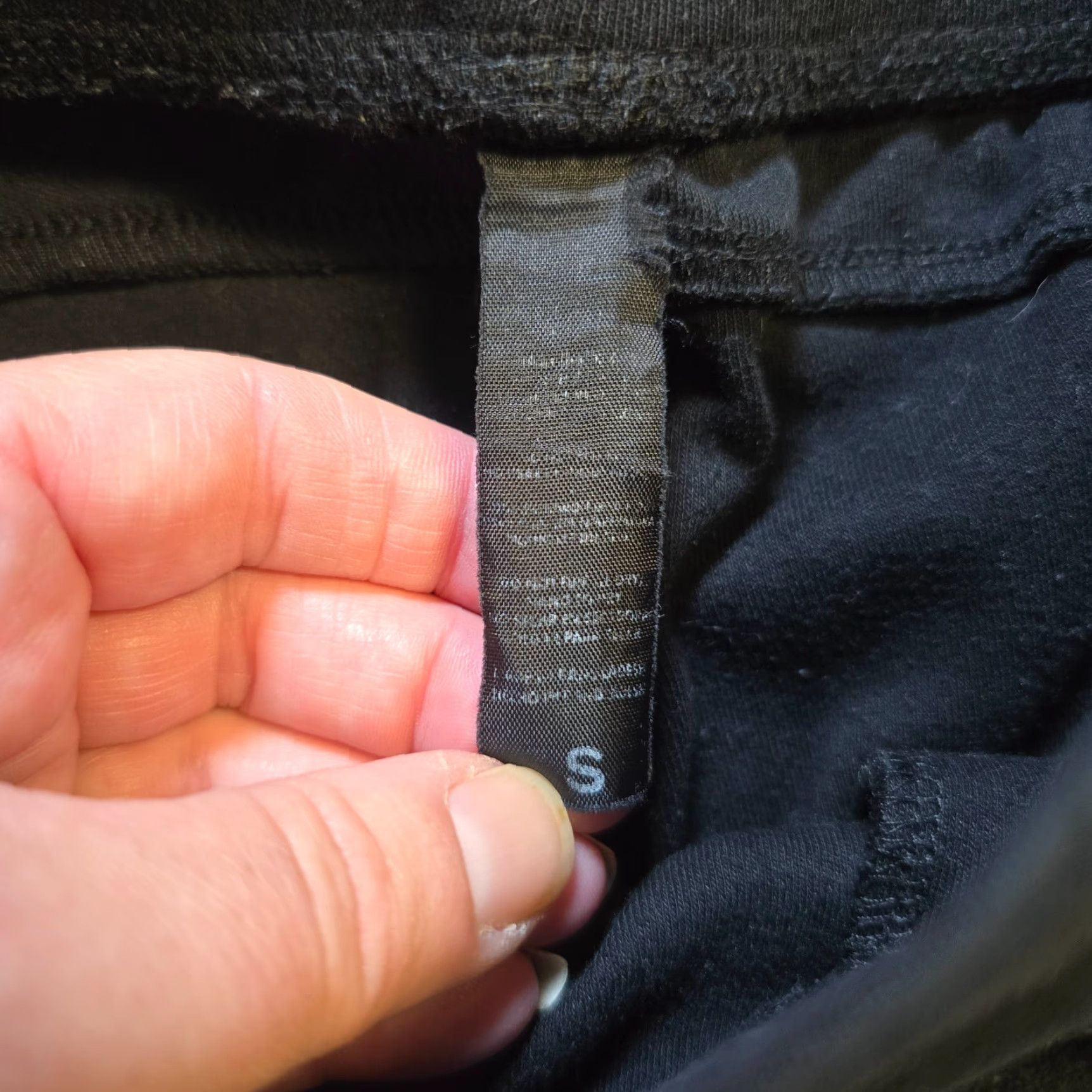 Vintage Alphalete Pants Women Size Small Black Logo Tapered Pull On Activewear Lounge Basic Pants Size 28" / US 6 / IT 42 - 4 Thumbnail