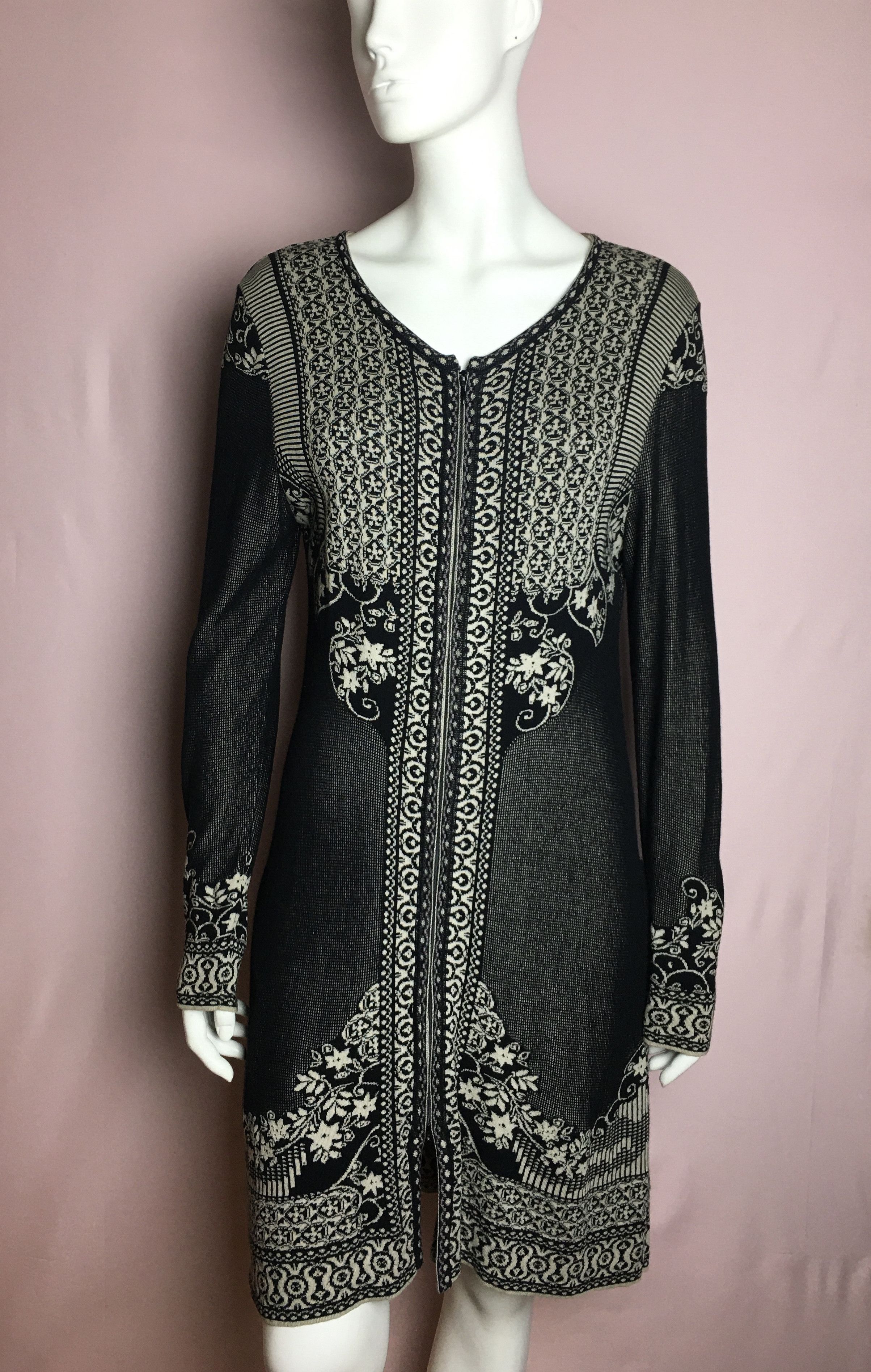 Other IVKO Ethnic Floral Long Knit Cardigan Size EU 40 Size L / US 10 / IT 46 - 1 Thumbnail