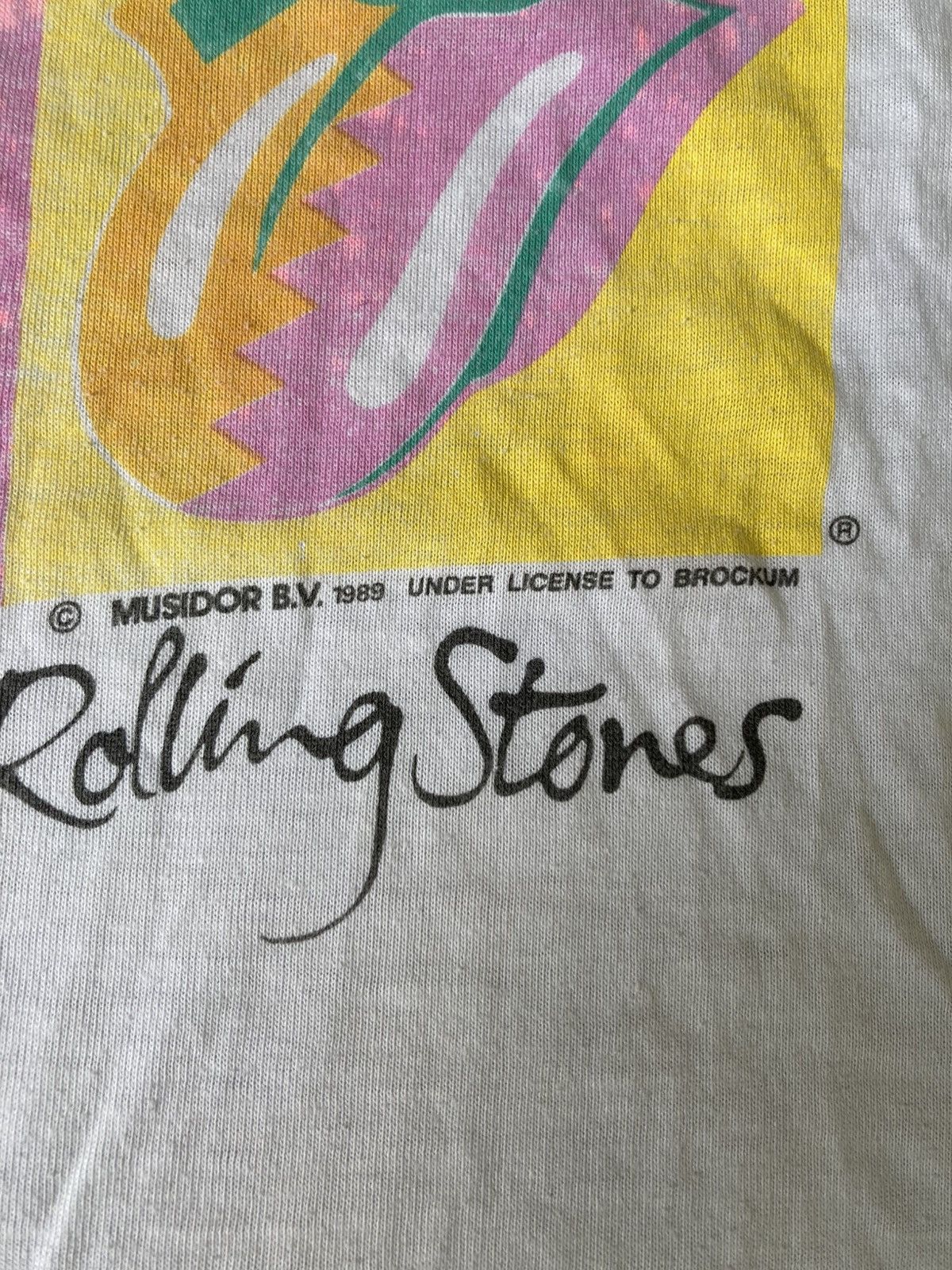 Vintage Vintage 90s Band The Rolling Stones Japan Tour T shirt Size US M / EU 48-50 / 2 - 3 Thumbnail