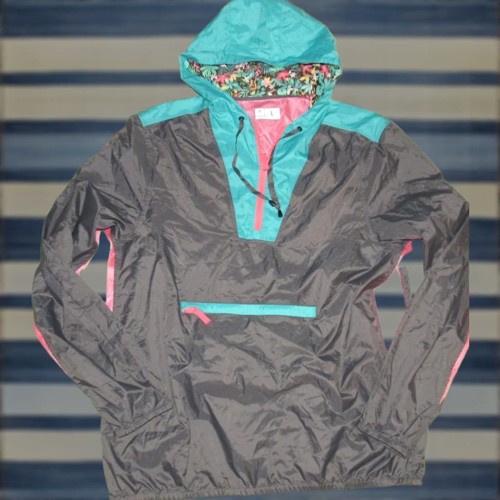 Chubbies CHUBBIES Grey Anorak Windbreaker Jacket Large L Mens Size US L / EU 52-54 / 3 - 1 Thumbnail