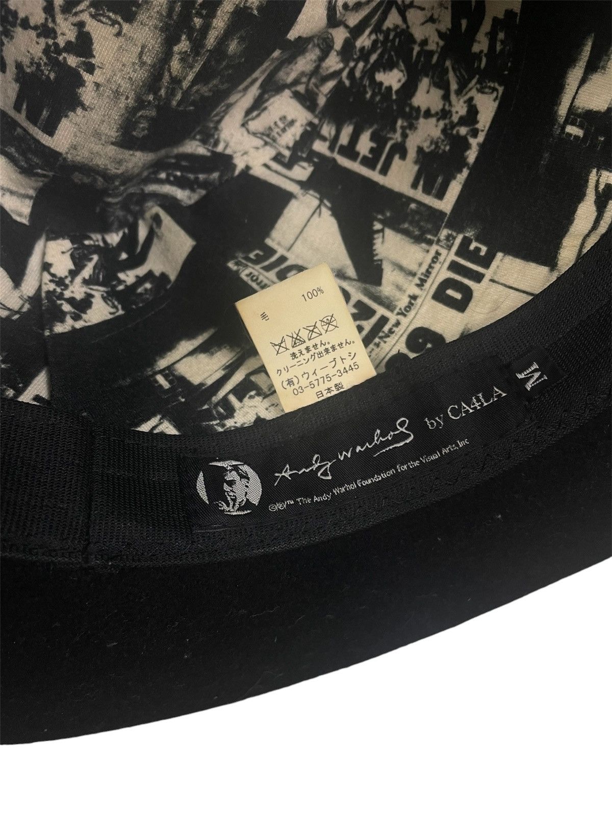 Andy Warhol × CA4LA × Designer Andy Warhol x CA4LA Japan | Archive Felt Hat Size ONE SIZE - 3 Thumbnail