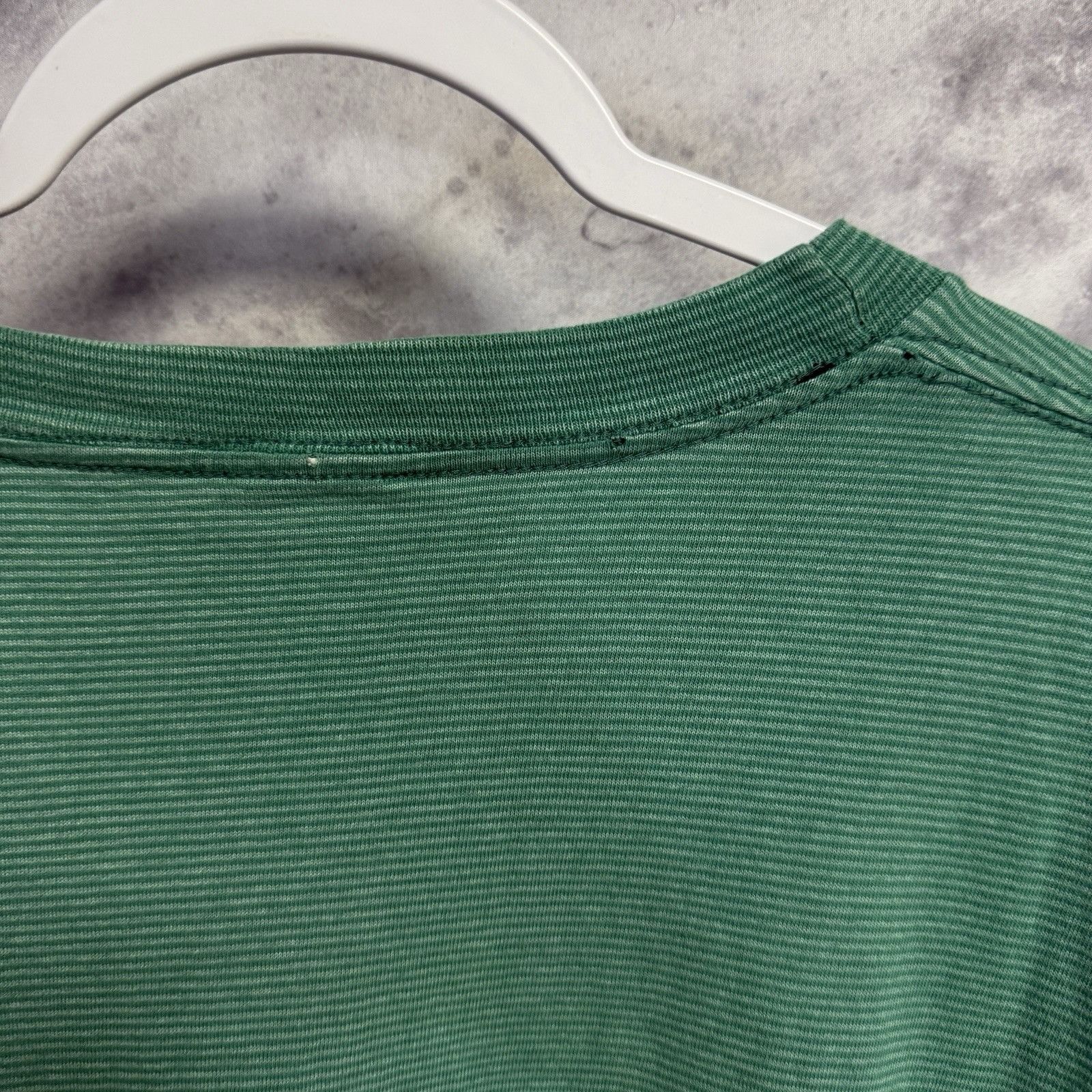 Vintage Vintage 90s Mickey Mouse T Shirt Green Short Sleeve Striped Size US XL / EU 56 / 4 - 11 Thumbnail
