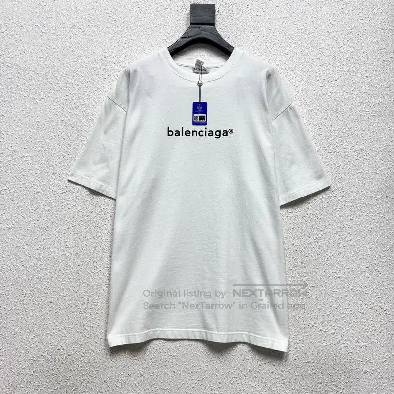 Balenciaga Balenciaga White Mailbox Short Sleeve Size/M Size US M / EU 48-50 / 2 - 1 Thumbnail