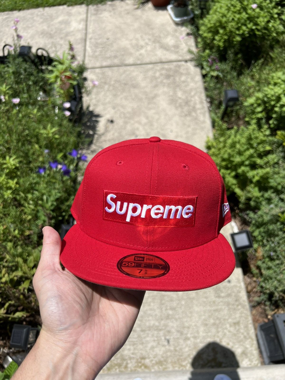 New Era × Supreme Supreme Hat size 7 5/8 Red Ghostface send offers