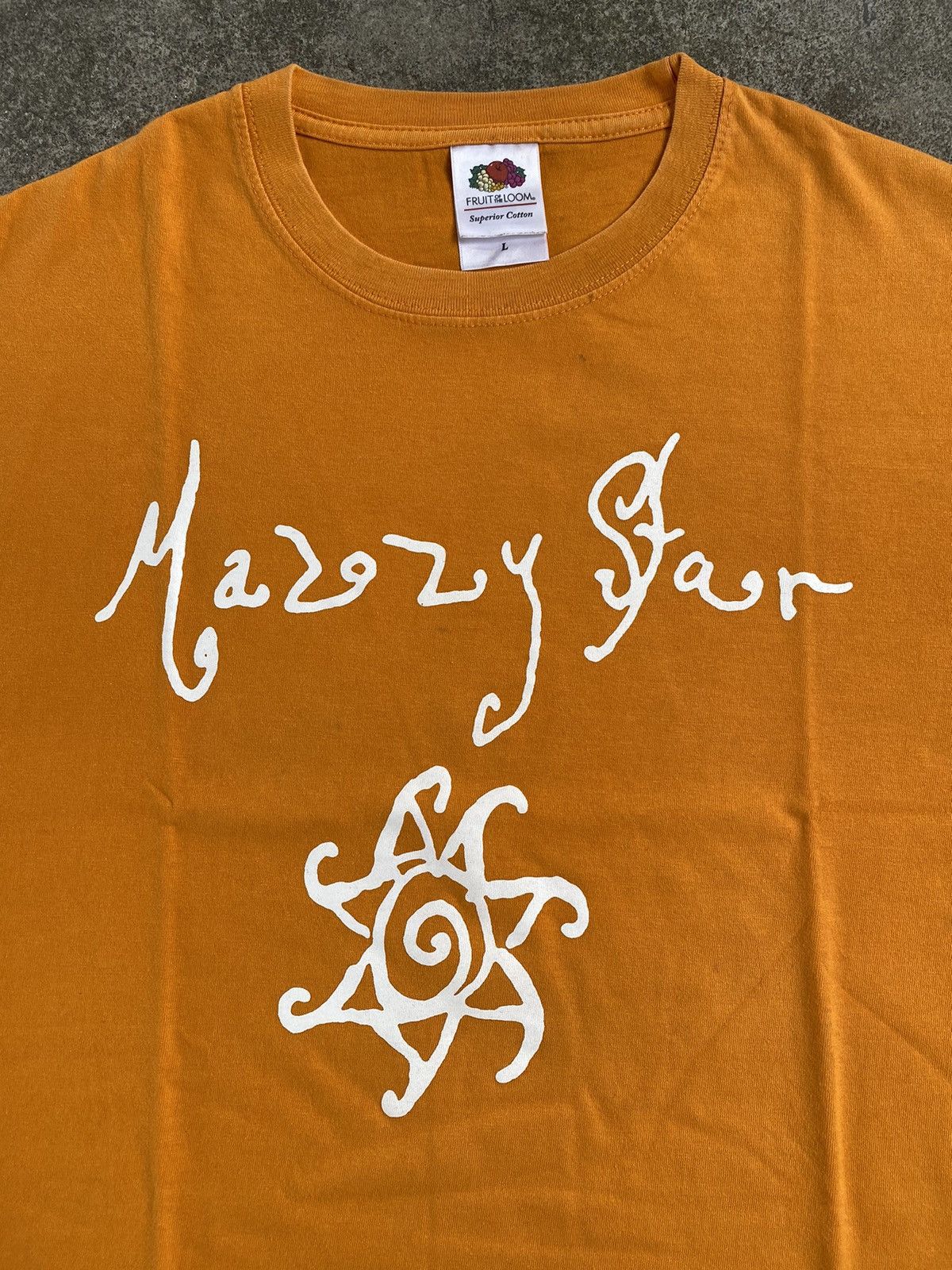 Band Tees Mazzy star orange t-shirt Size US L / EU 52-54 / 3 - 2 Thumbnail