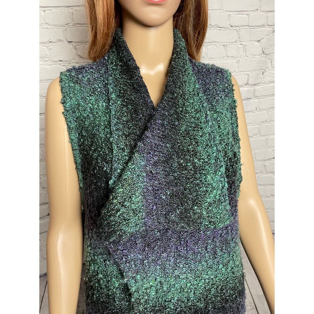 Chicos Chico's Washed Stripe Rowan Vest Size 2 US L Size L / US 10 / IT 46 - 4 Thumbnail