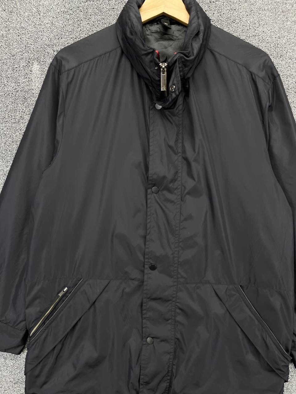 Calvin Klein Vintage Calvin Klein Black Zip Up Luxury Long Jacket Size US L / EU 52-54 / 3 - 5 Thumbnail