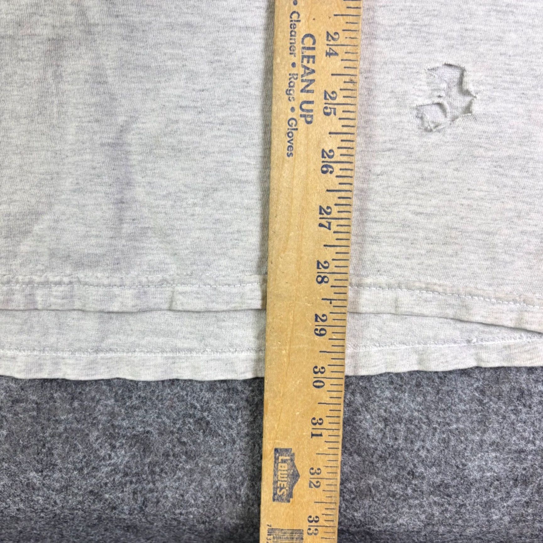 Vintage VINTAGE TNT Notre Dame Football T-Shirt 2XL Heather Grey Distressed Collegiate Shirt Mens Graphics Tee 1990s Big & Tall Size US XXL / EU 58 / 5 - 5 Thumbnail